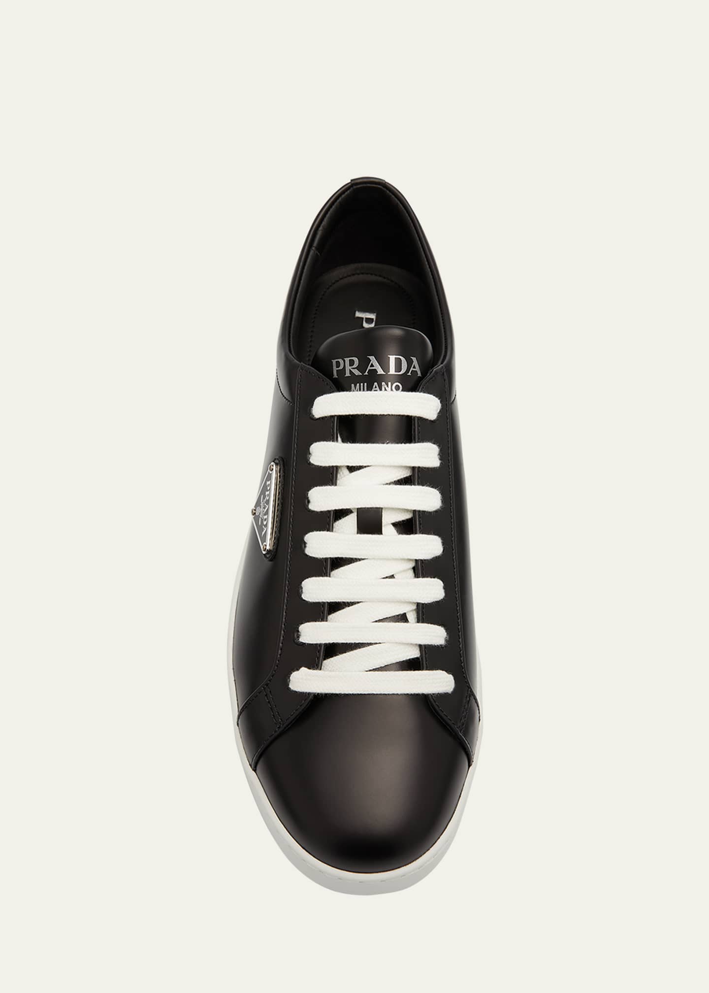 White prada mens sneakers discount