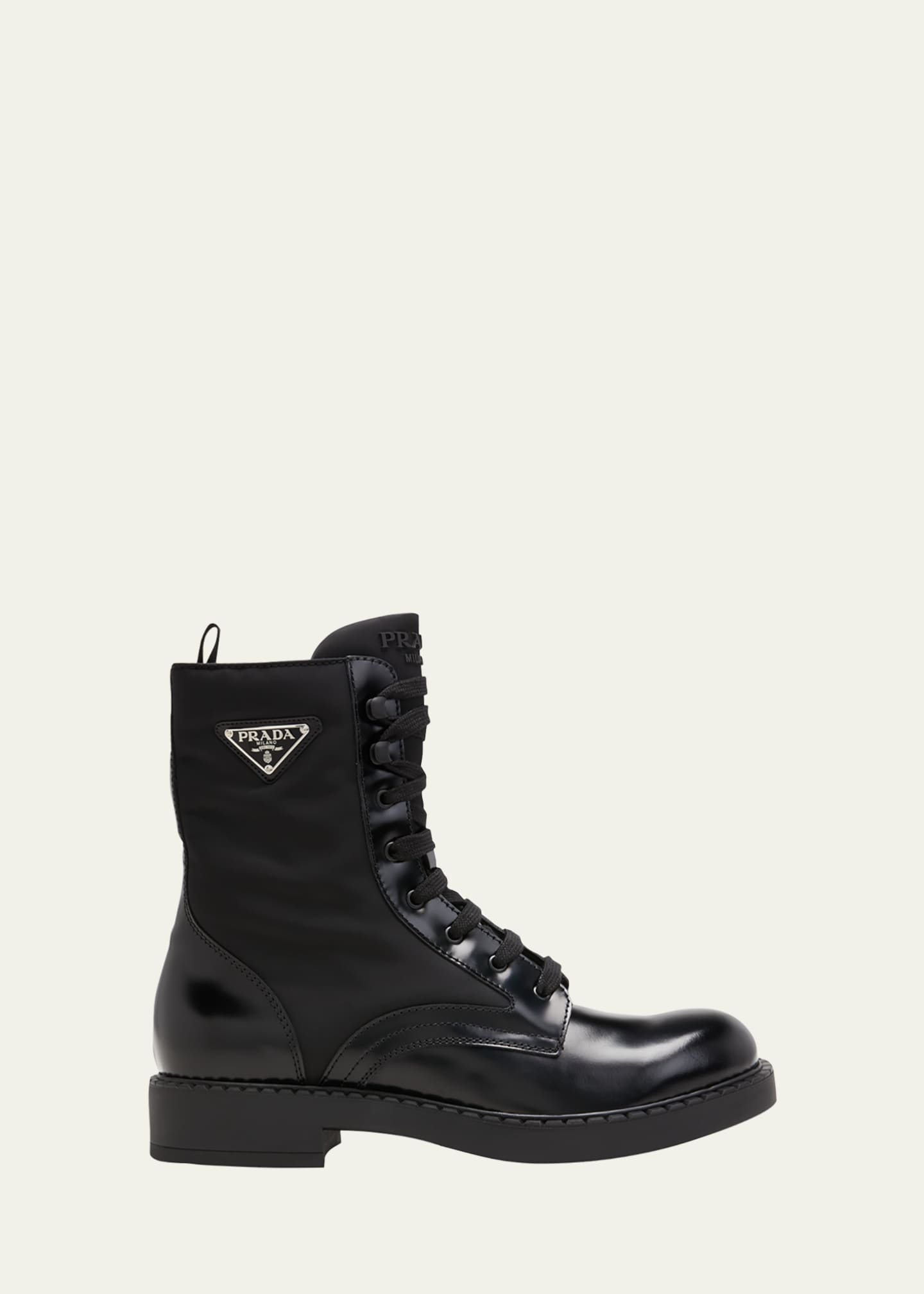 Prada boots black discount
