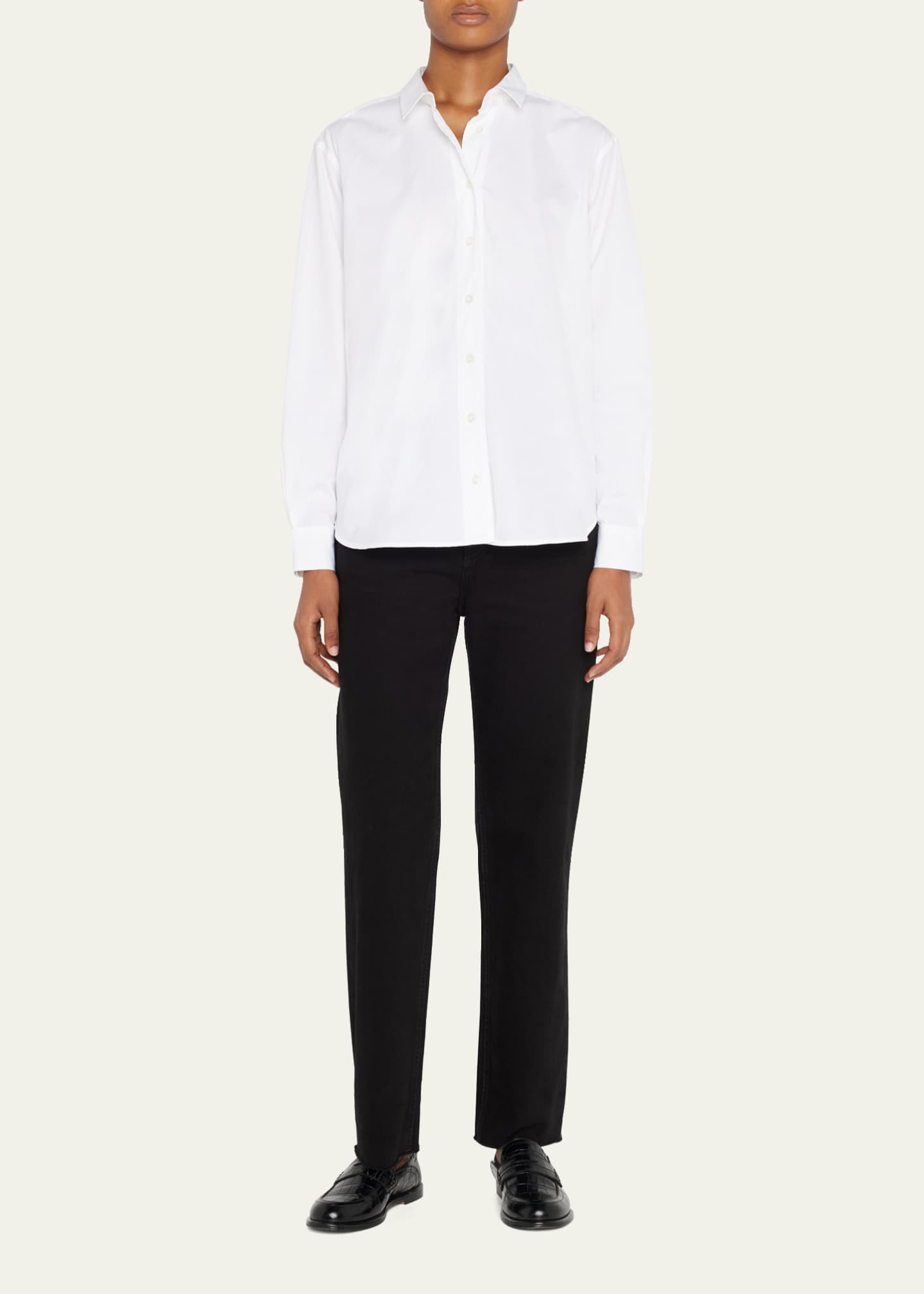 Toteme Organic Cotton Button-Front Shirt Image 2 of 5
