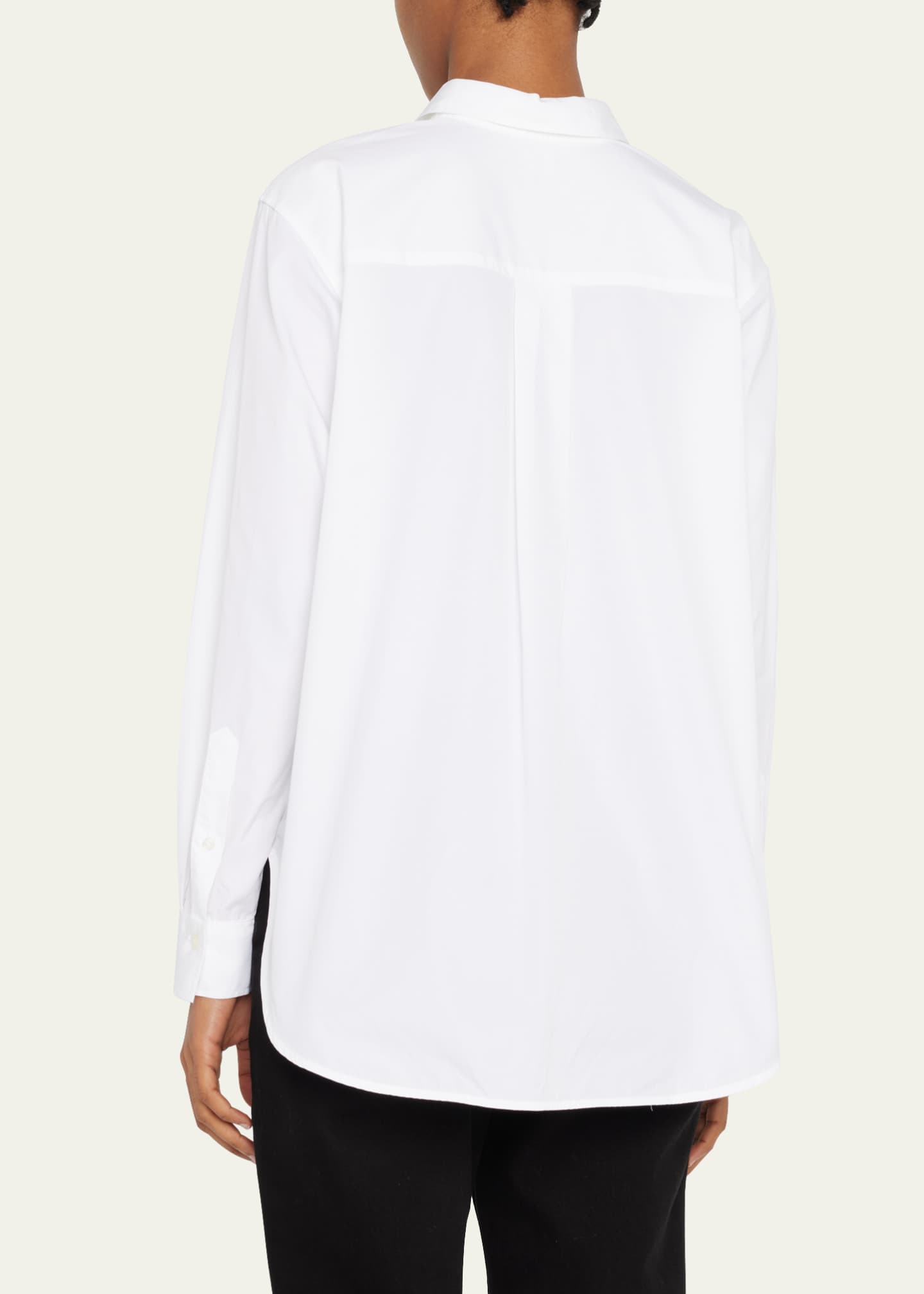 Toteme Organic Cotton Button-Front Shirt Image 3 of 5