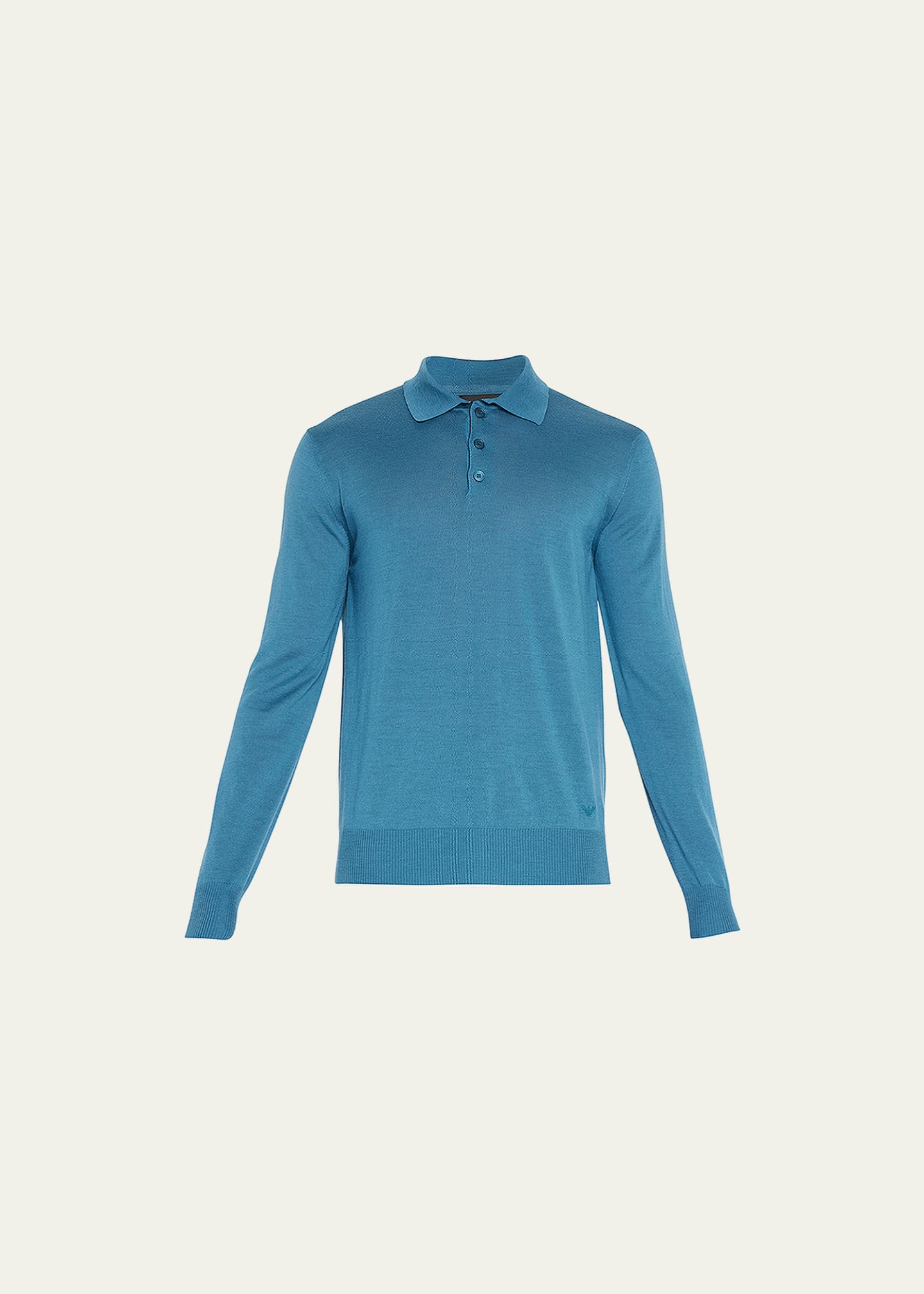 Emporio Armani Wool Polo Shirt - Bergdorf Goodman