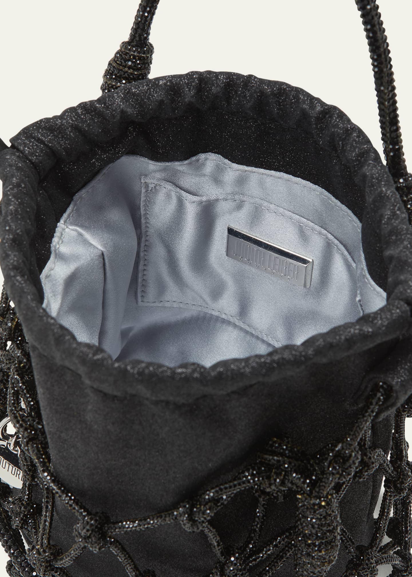 Judith Leiber Couture Sparkle Crystal Net Top-Handle Bag Image 4 of 5