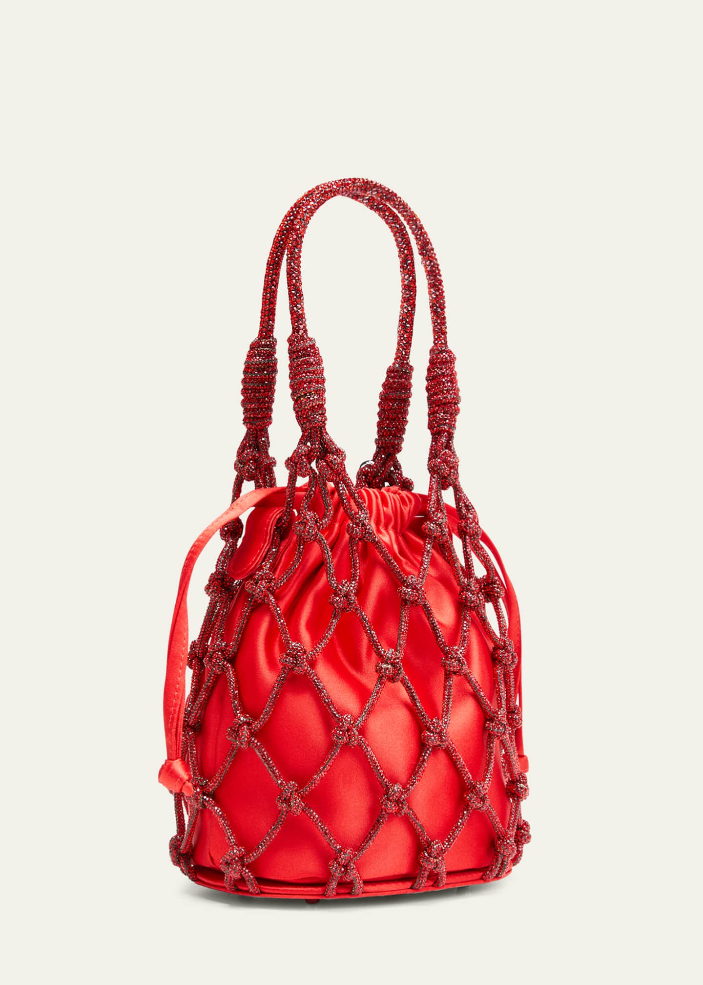 Judith Leiber Couture Sparkle Crystal Net Top-Handle Bag Image 3 of 5