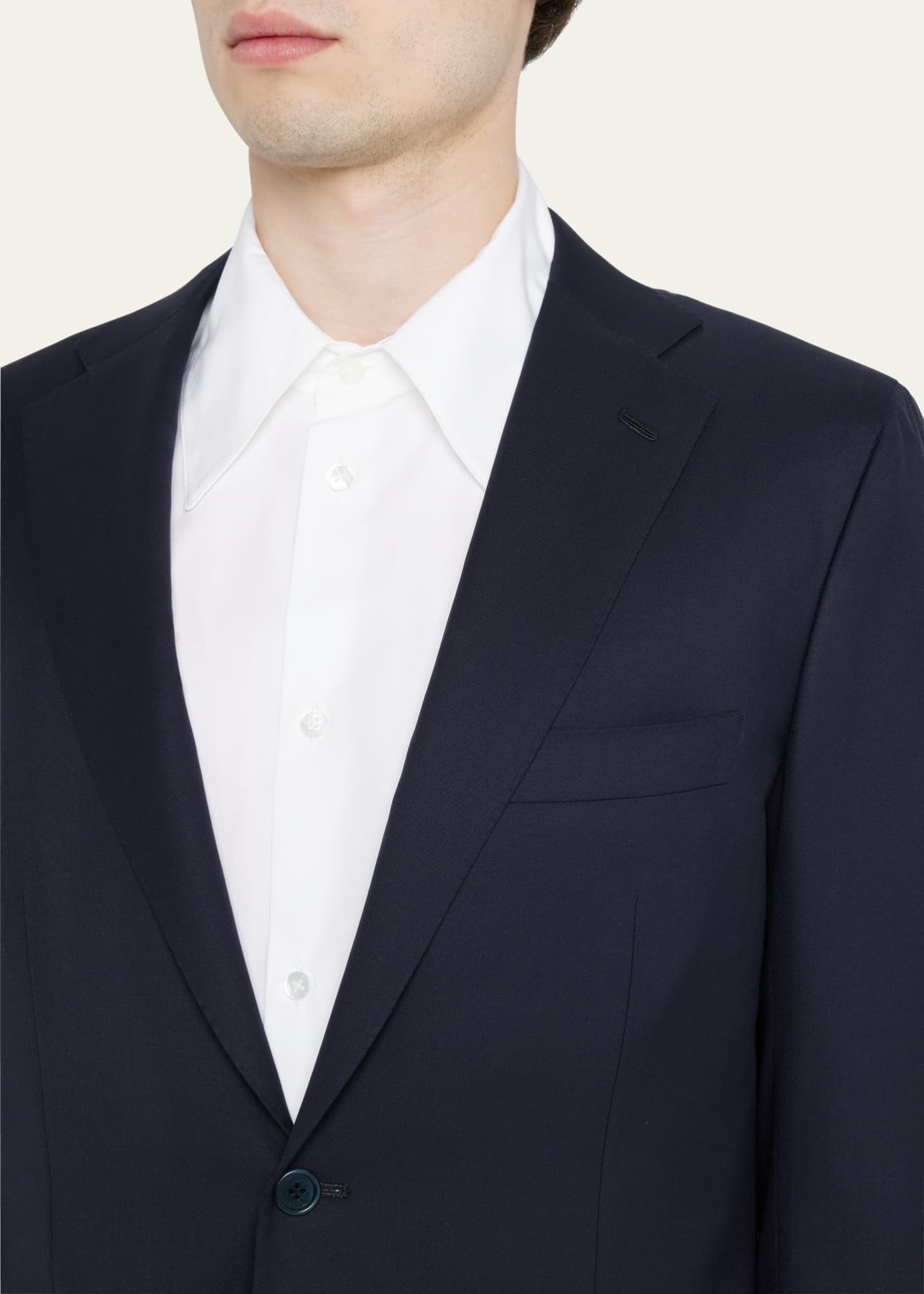 Kiton Men's Solid Cashmere Blazer Image 5 of 5
