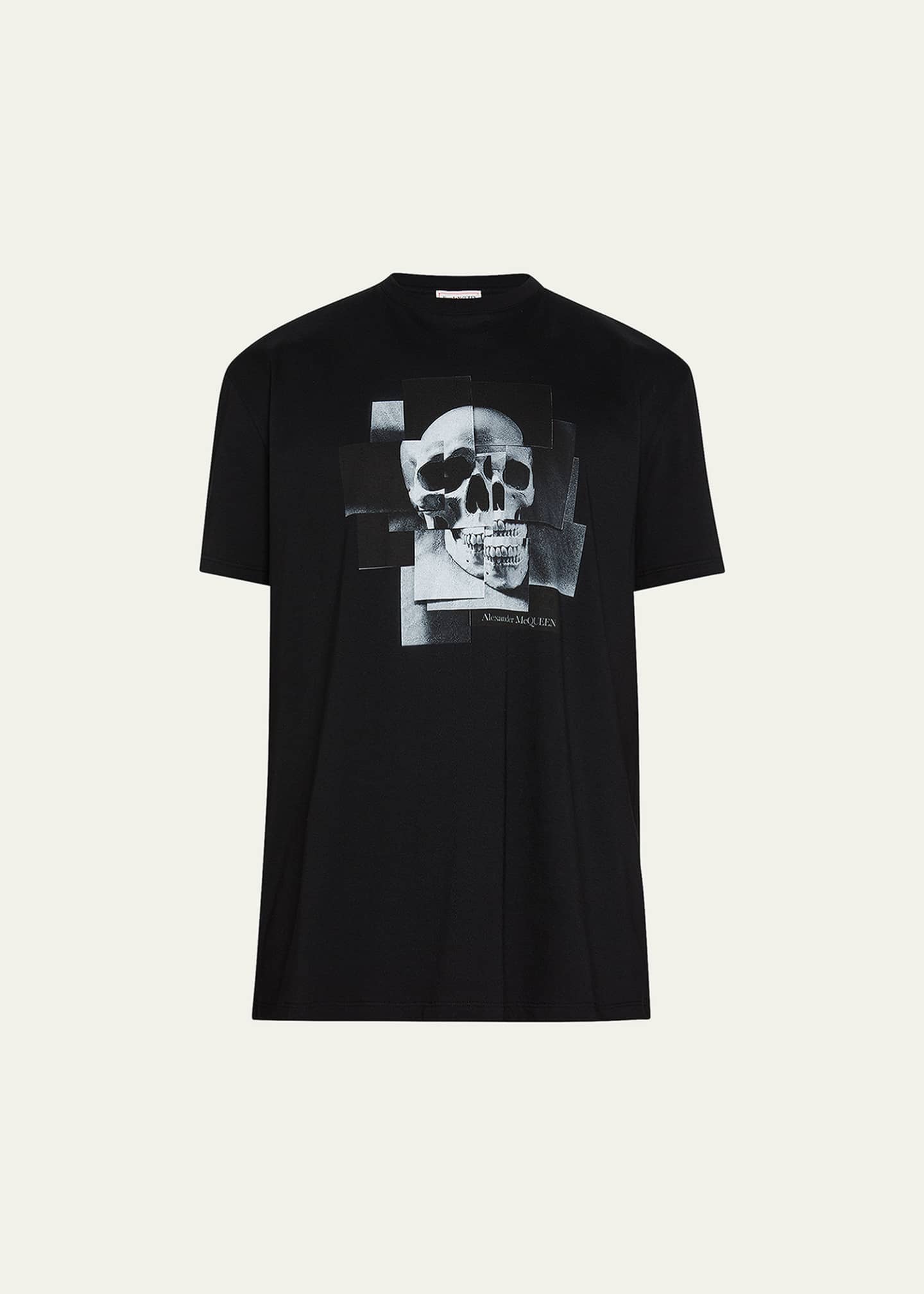 Alexander McQueen Men's Jersey Skull Collage T-Shirt - Bergdorf Goodman