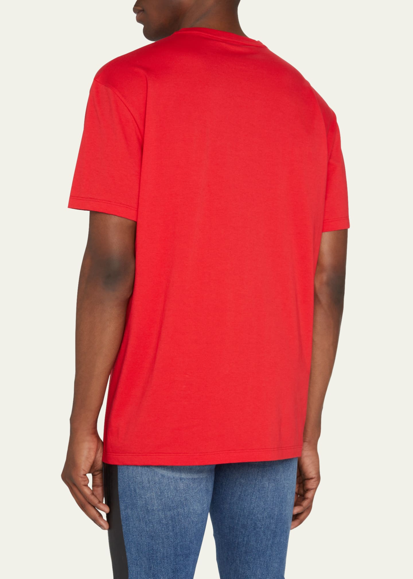 Alexander McQueen Men's Jersey Skull Collage TShirt Bergdorf Goodman