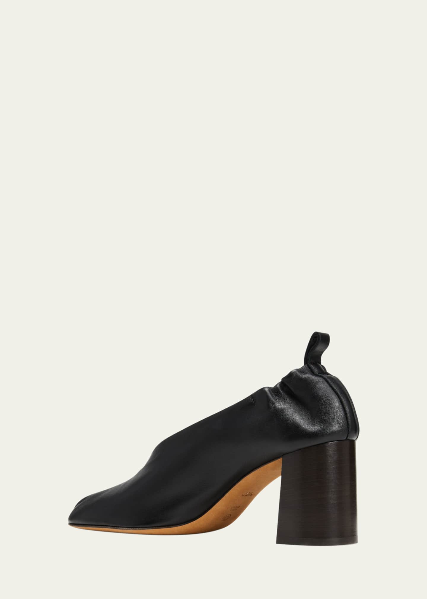 3.1 Phillip Lim Nadia Lambskin Heeled Ballerina Pumps Image 2 of 3