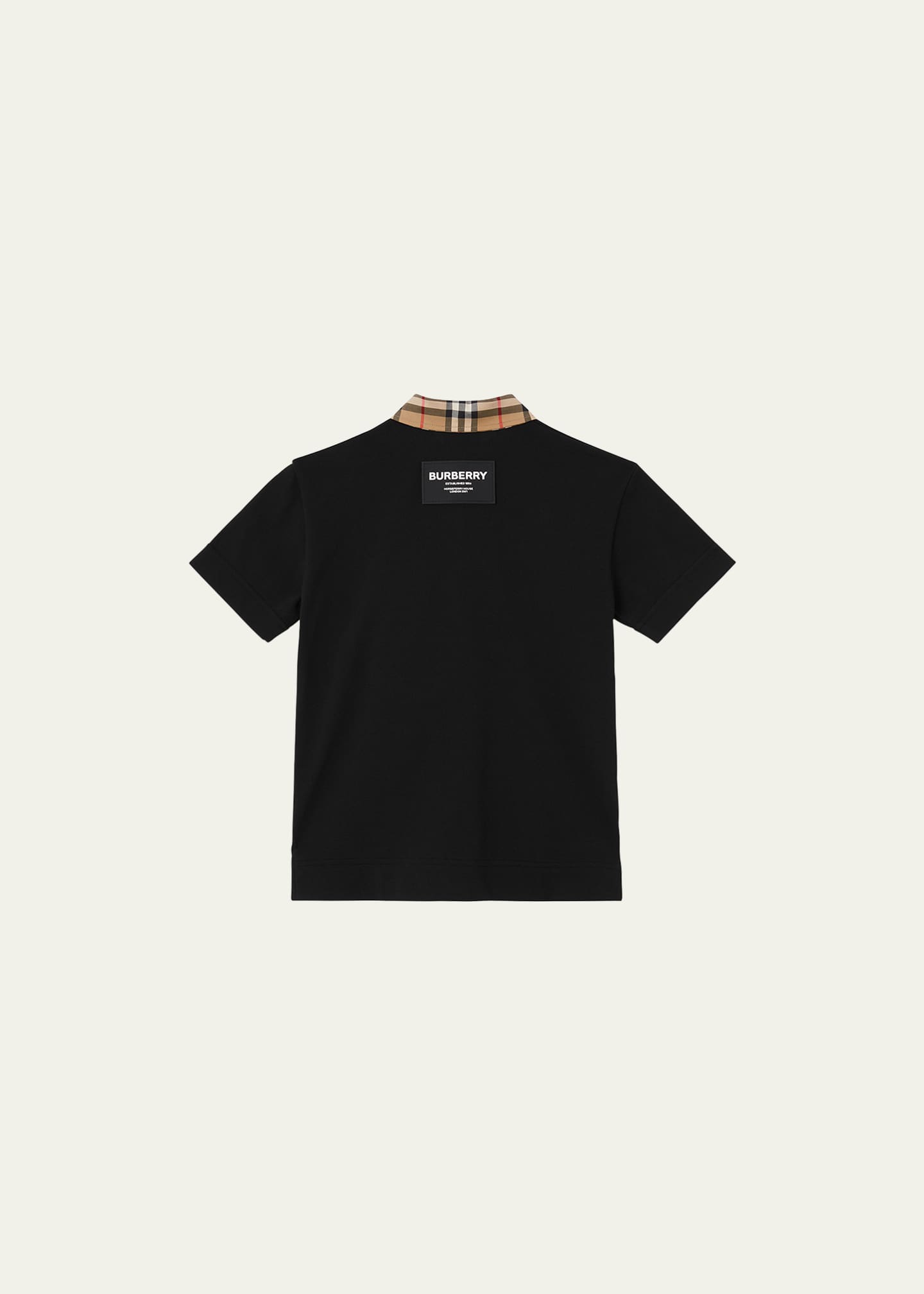 Burberry short sleeve polo clearance
