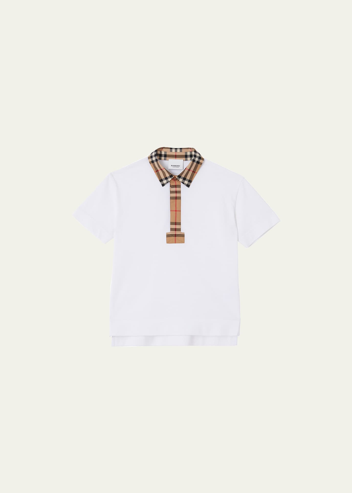 Boys burberry polo best sale