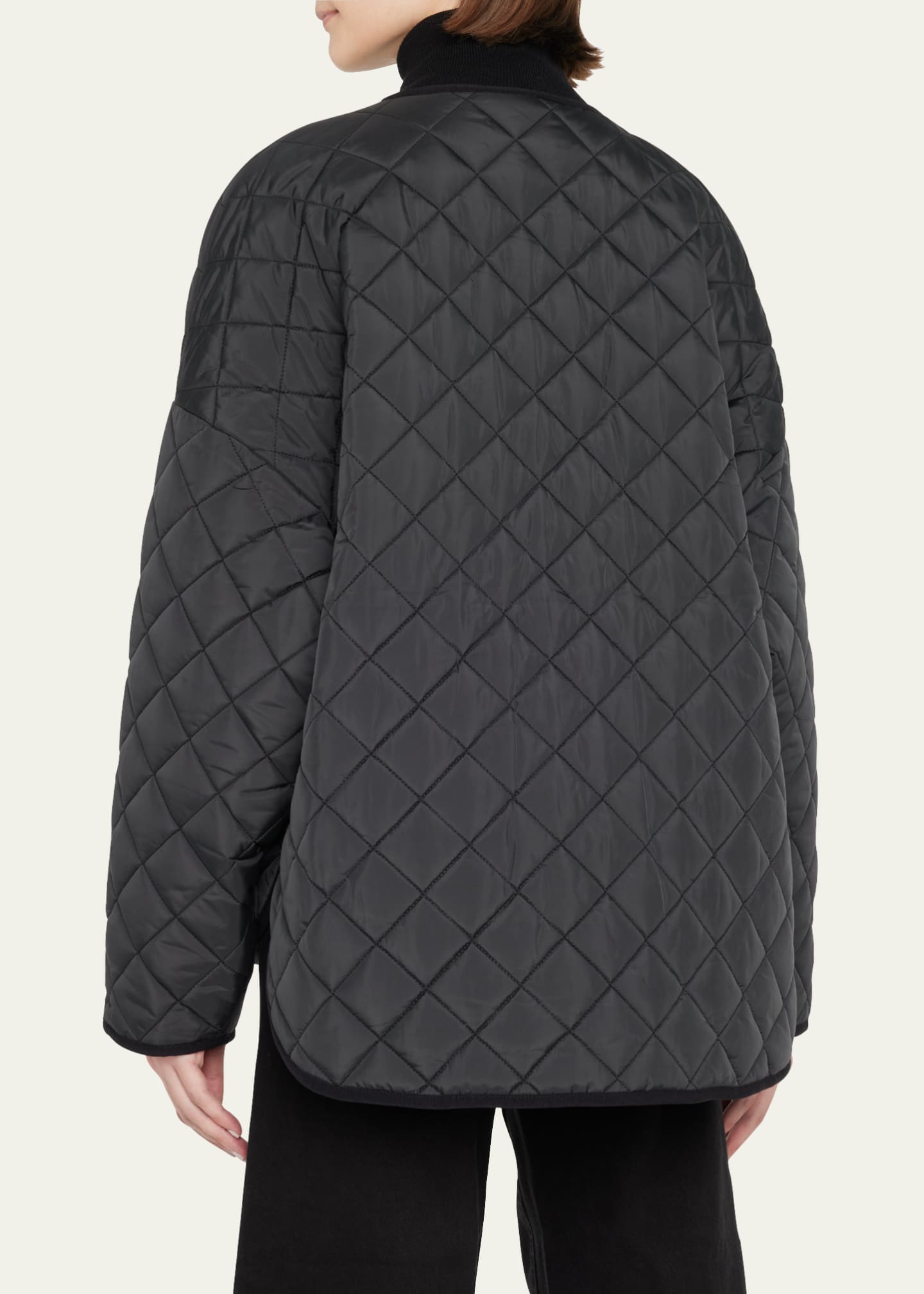 Toteme Water-Resistant Quilted Oversize Jacket Image 3 of 5