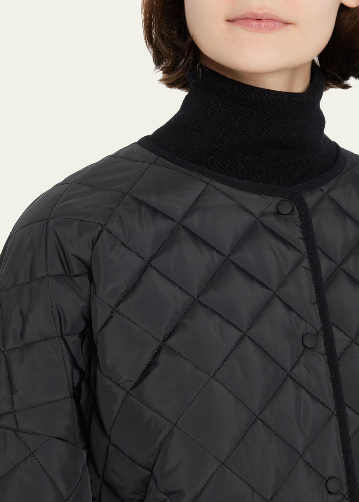 Toteme Water-Resistant Quilted Oversize Jacket Image 5 of 5
