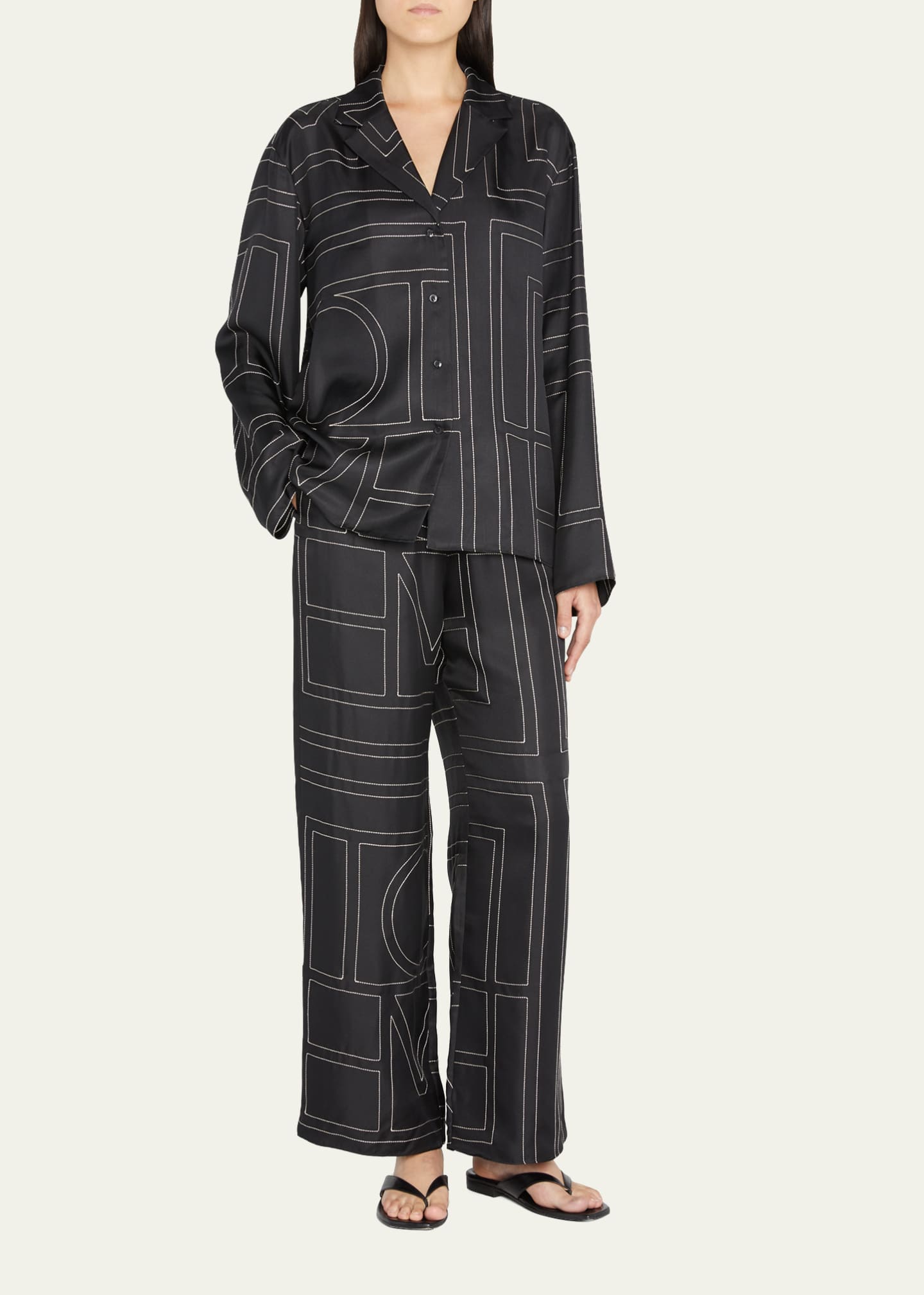 Monogram 2024 silk pyjamas