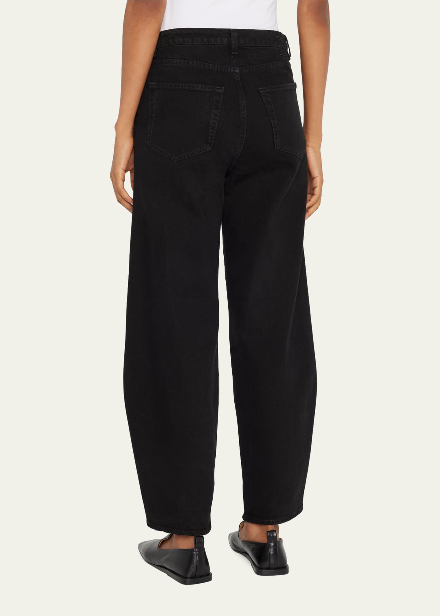 Toteme Classic Cut Barrel-Leg Denim Pants - Bergdorf Goodman