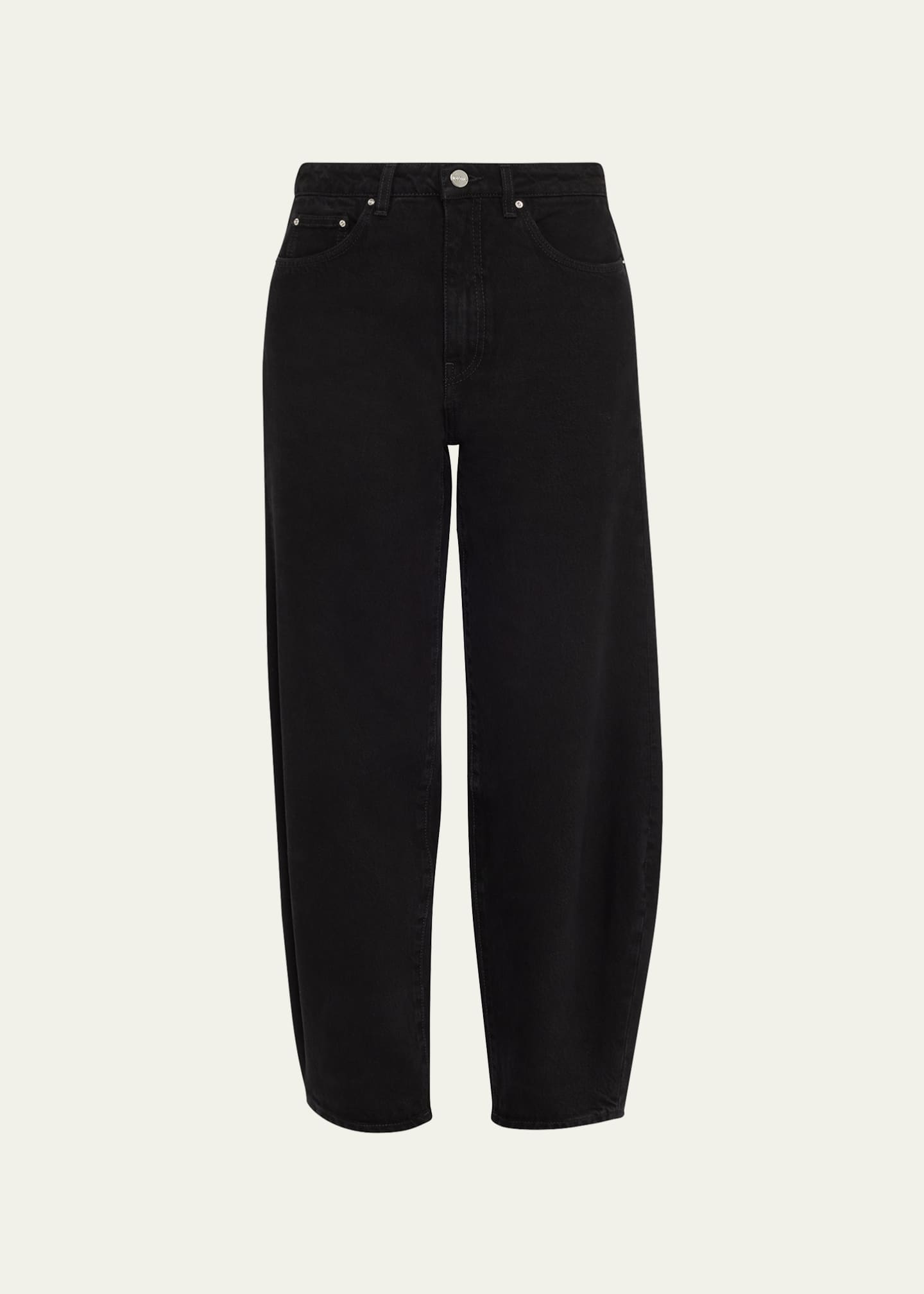 TOTEME｜JEANS (Barrel leg denim (241-WRB2378-FB0046 068) Barrel Leg Denim — Washed Chocolate / 30