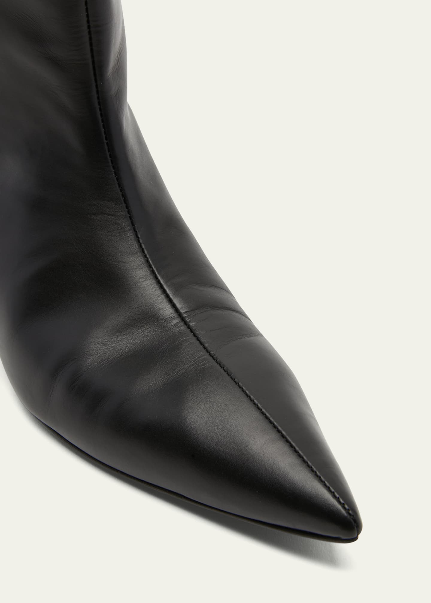 Jil Sander Half Calfskin Kitten-Heel Boots Image 3 of 3