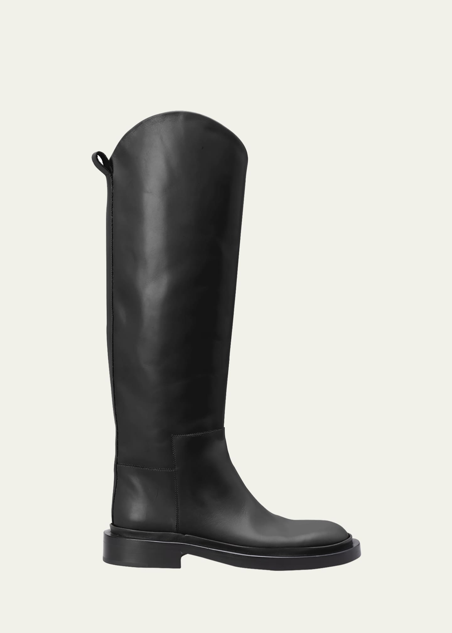 Jil Sander Royal Calfskin Tall Boots - Bergdorf Goodman