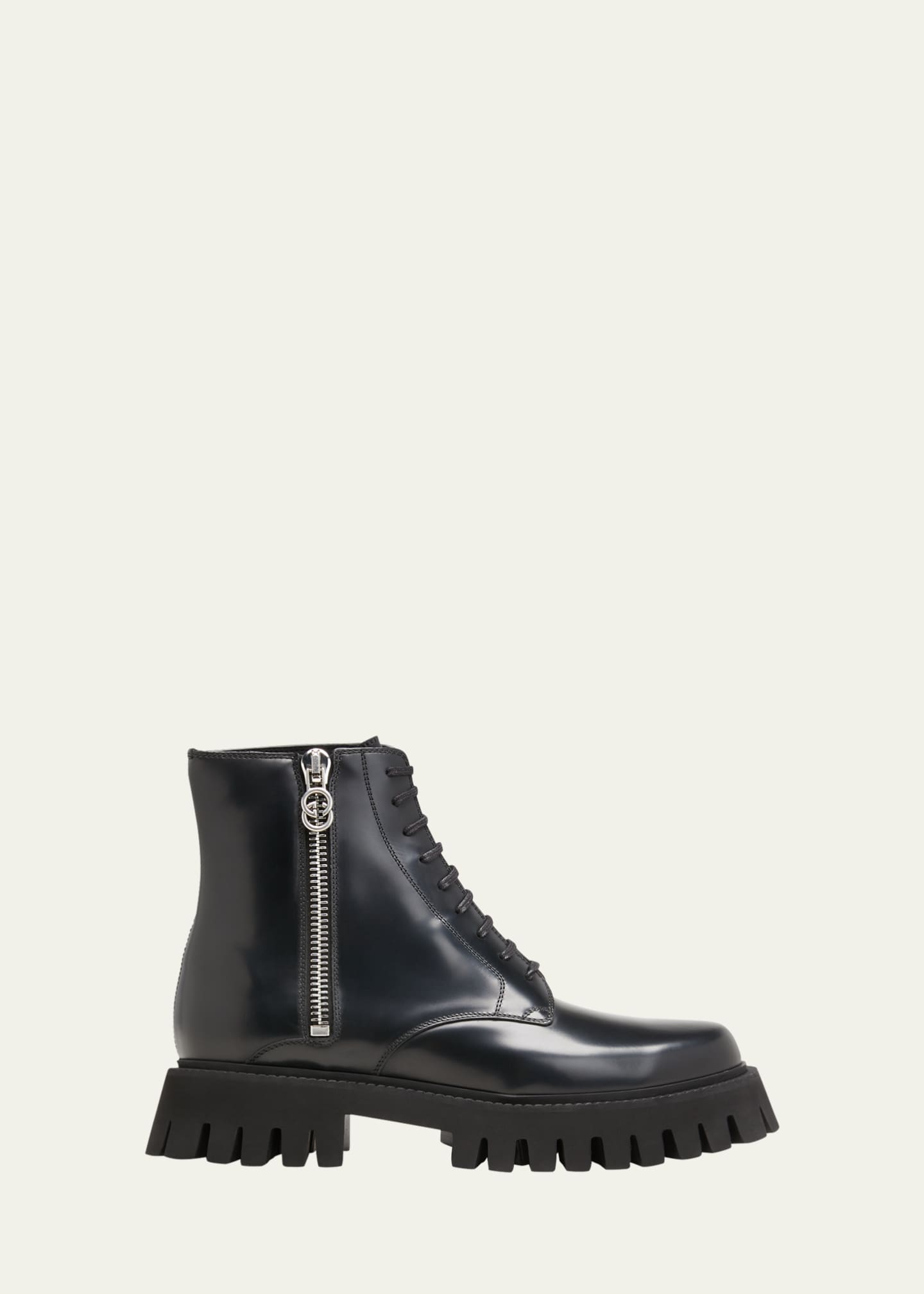 Gucci black combat boots sales