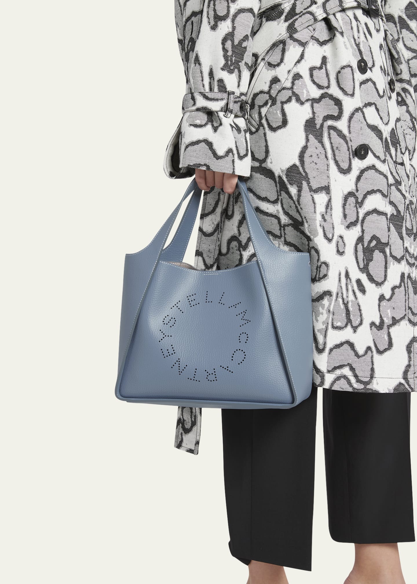 Stella mccartney sales perforated logo tote