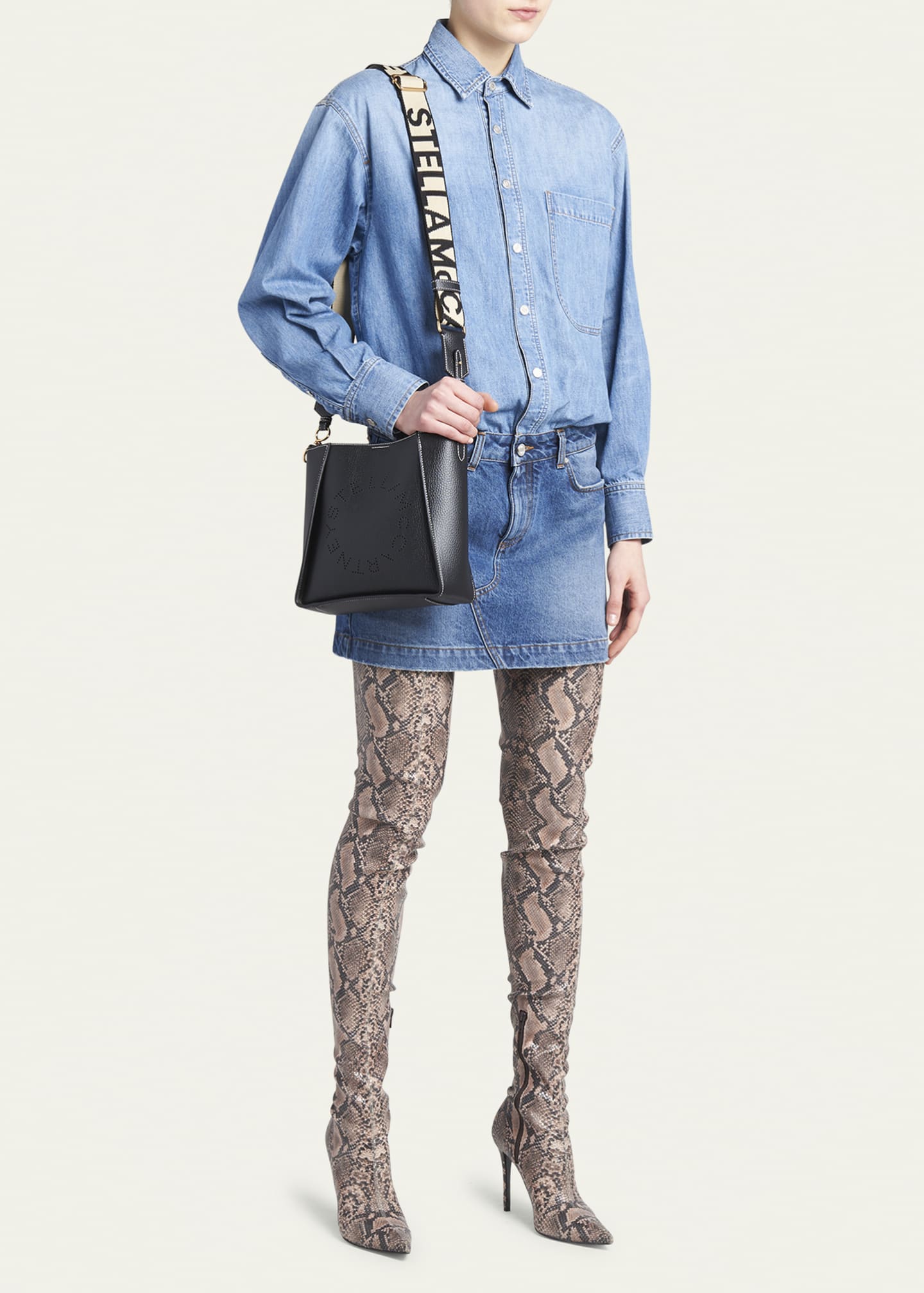 Stella mccartney faux leather shoulder bag online