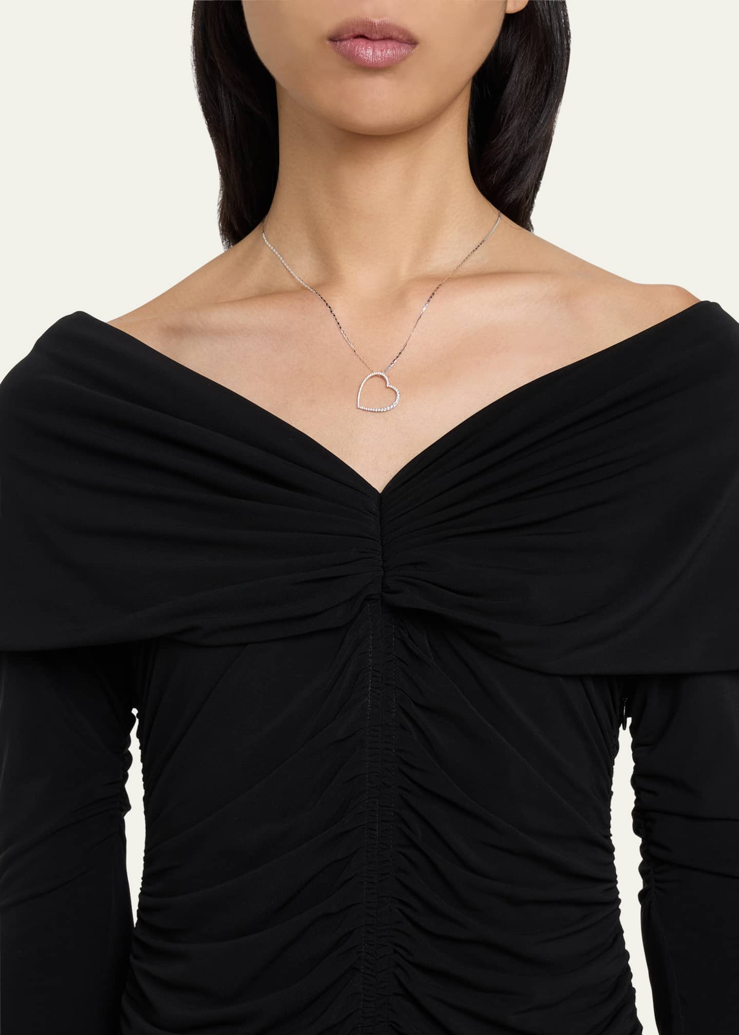 Lana Flawless Graduating Heart Pendant Necklace, 18"L Image 2 of 4