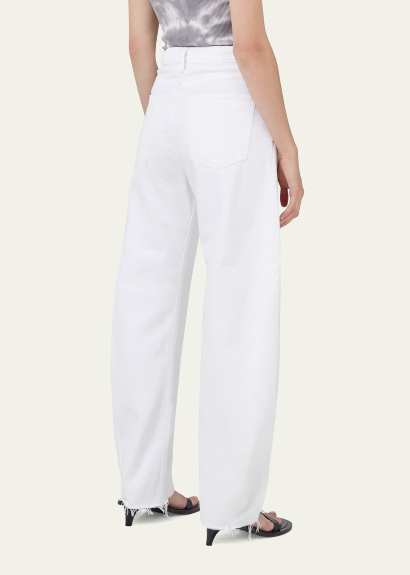 AGOLDE Luna Tapered Raw Hem Jeans Image 3 of 5