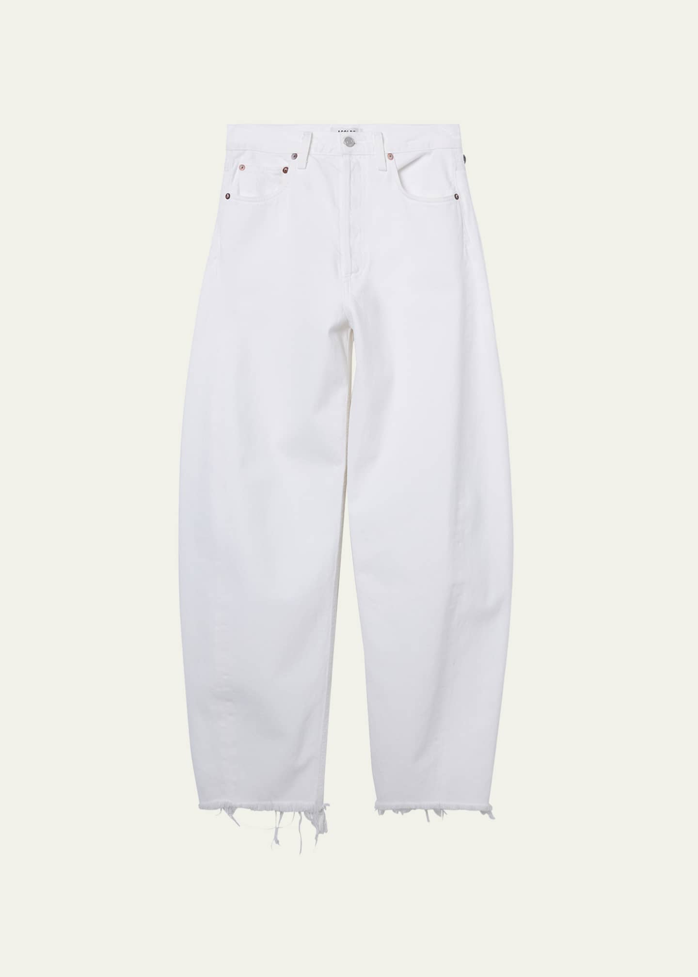 AGOLDE Luna Tapered Raw Hem Jeans Image 1 of 5