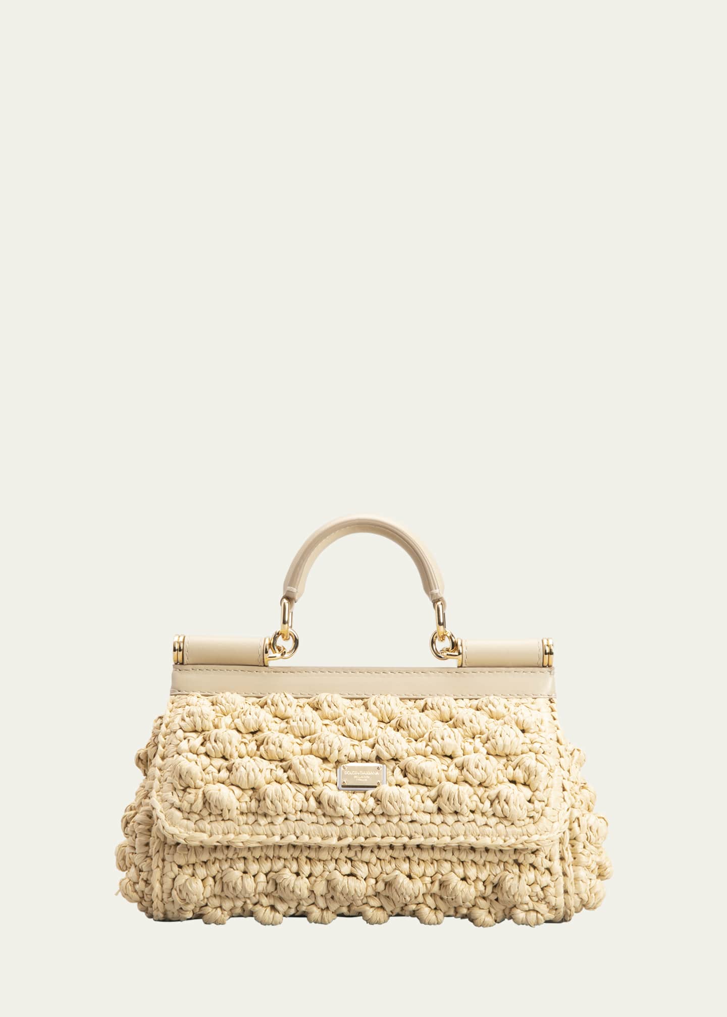 Dolce & gabbana raffia bag clearance