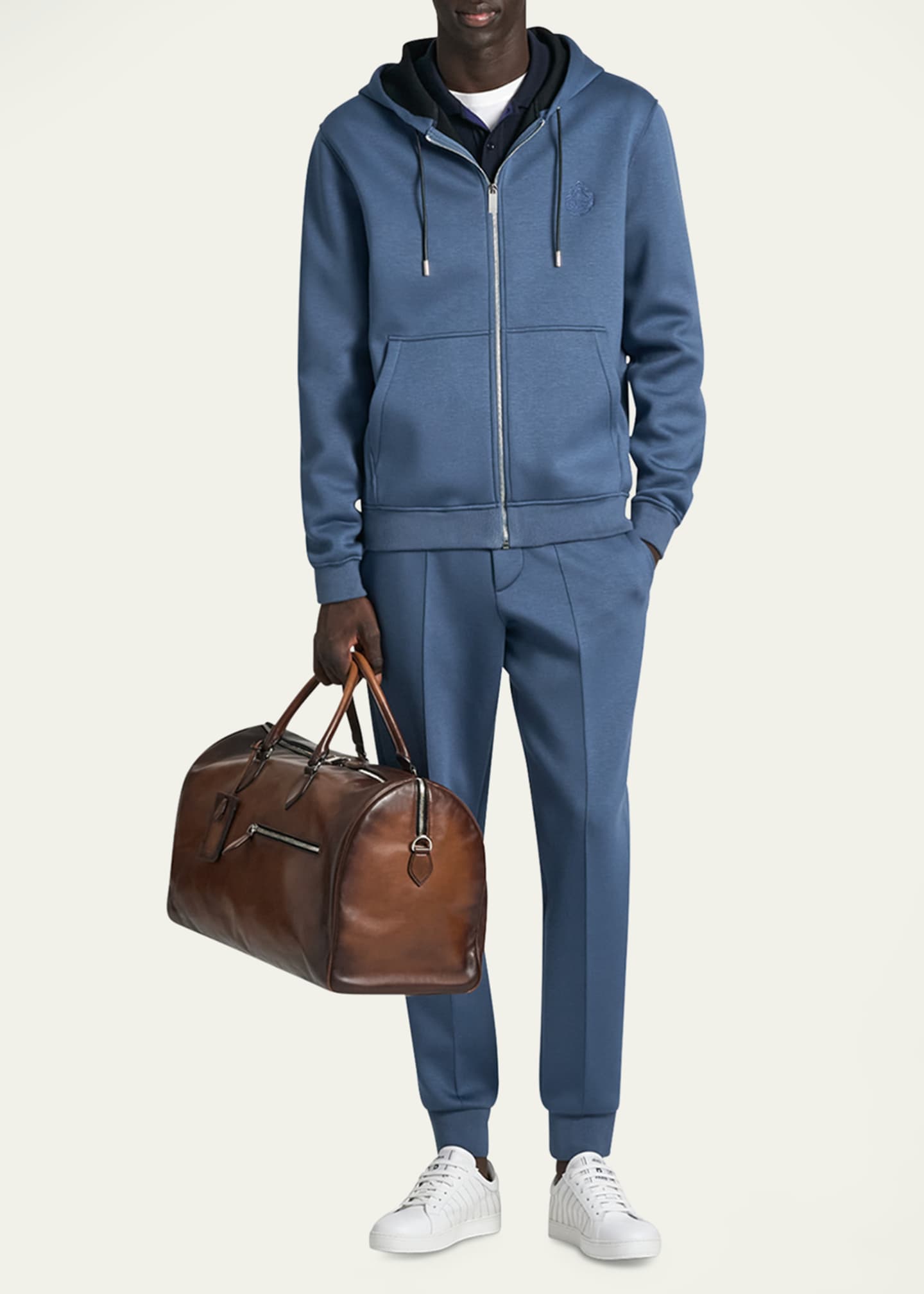Berluti Men s Jour Off Leather Travel Bag L Bergdorf Goodman