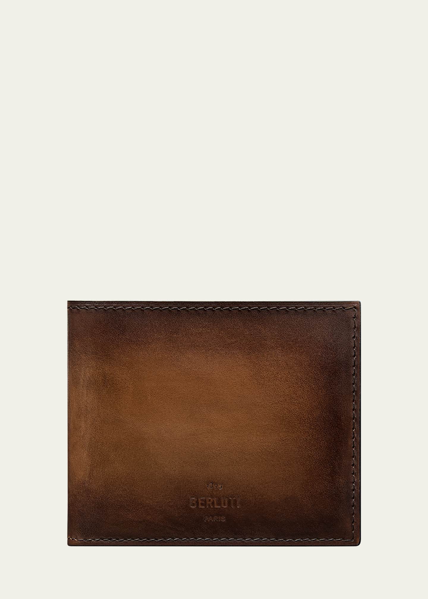 Berluti Men's Makore Leather Bifold Wallet Image 1 of 2