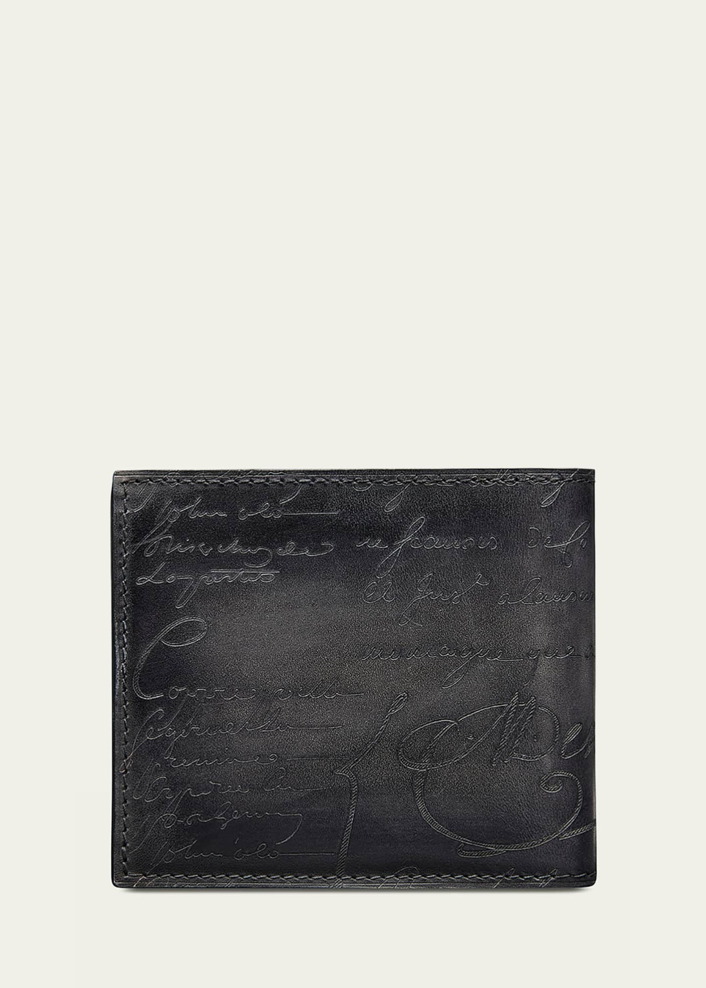 Berluti Men's Makore Scritto Leather Bifold Wallet - Bergdorf Goodman
