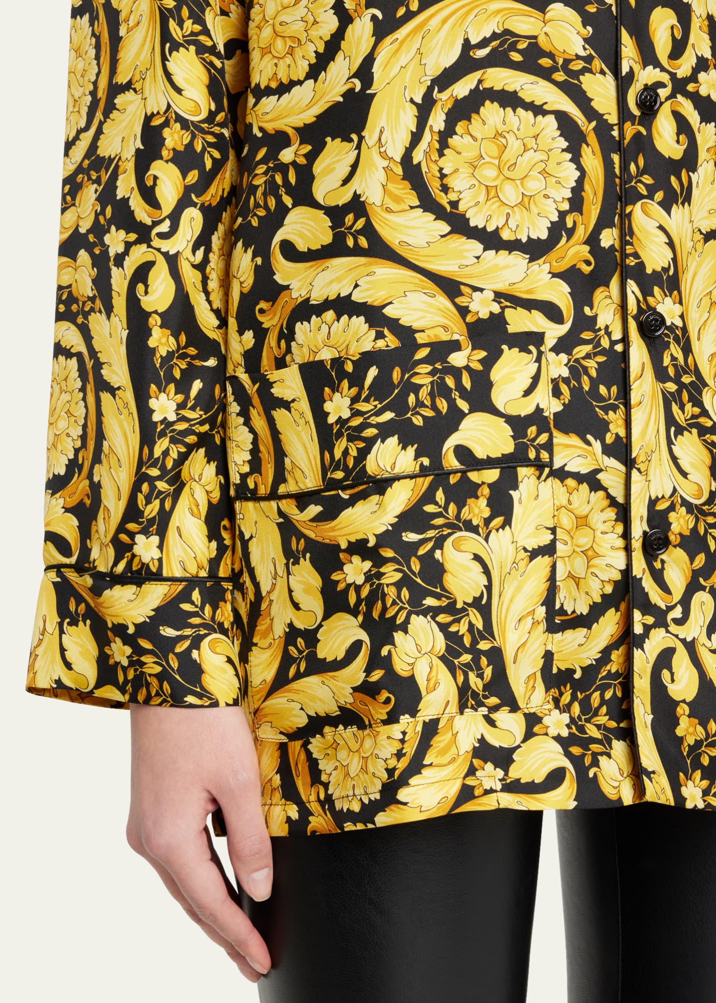 Silk versace pajamas sales