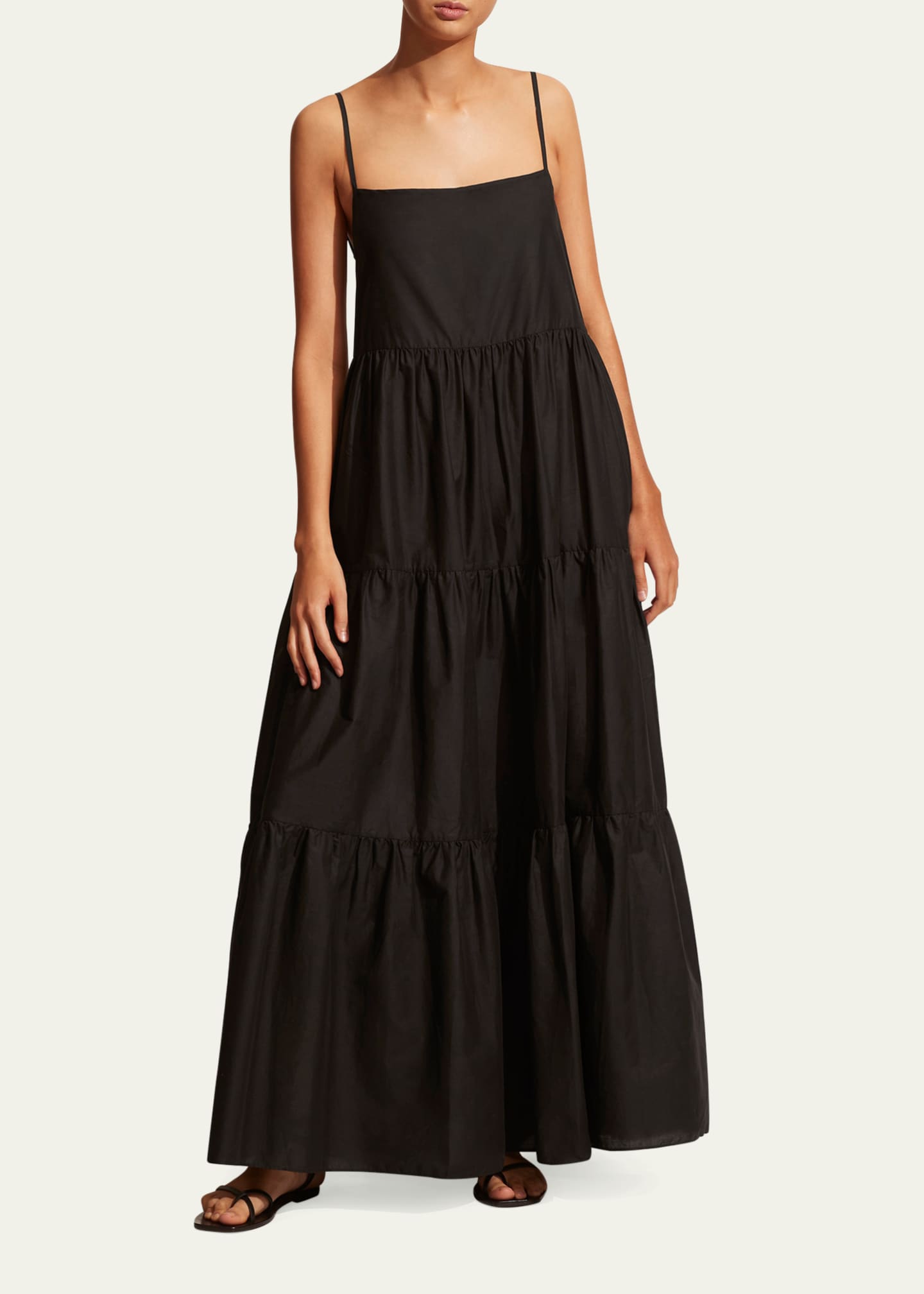 Matteau Tiered Low-Back Maxi Sundress Image 2 of 4