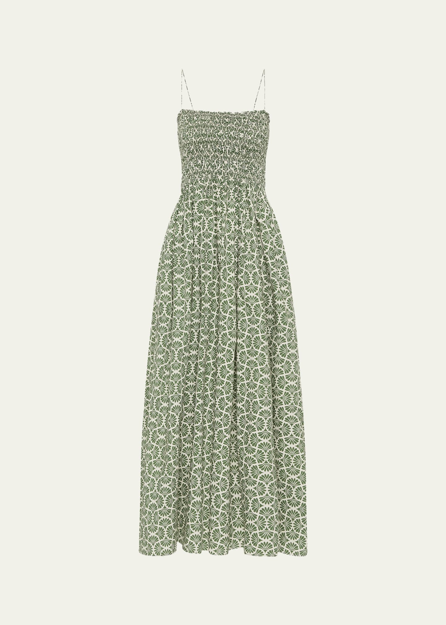 Matteau Shirred Bodice Maxi Dress Image 1 of 5