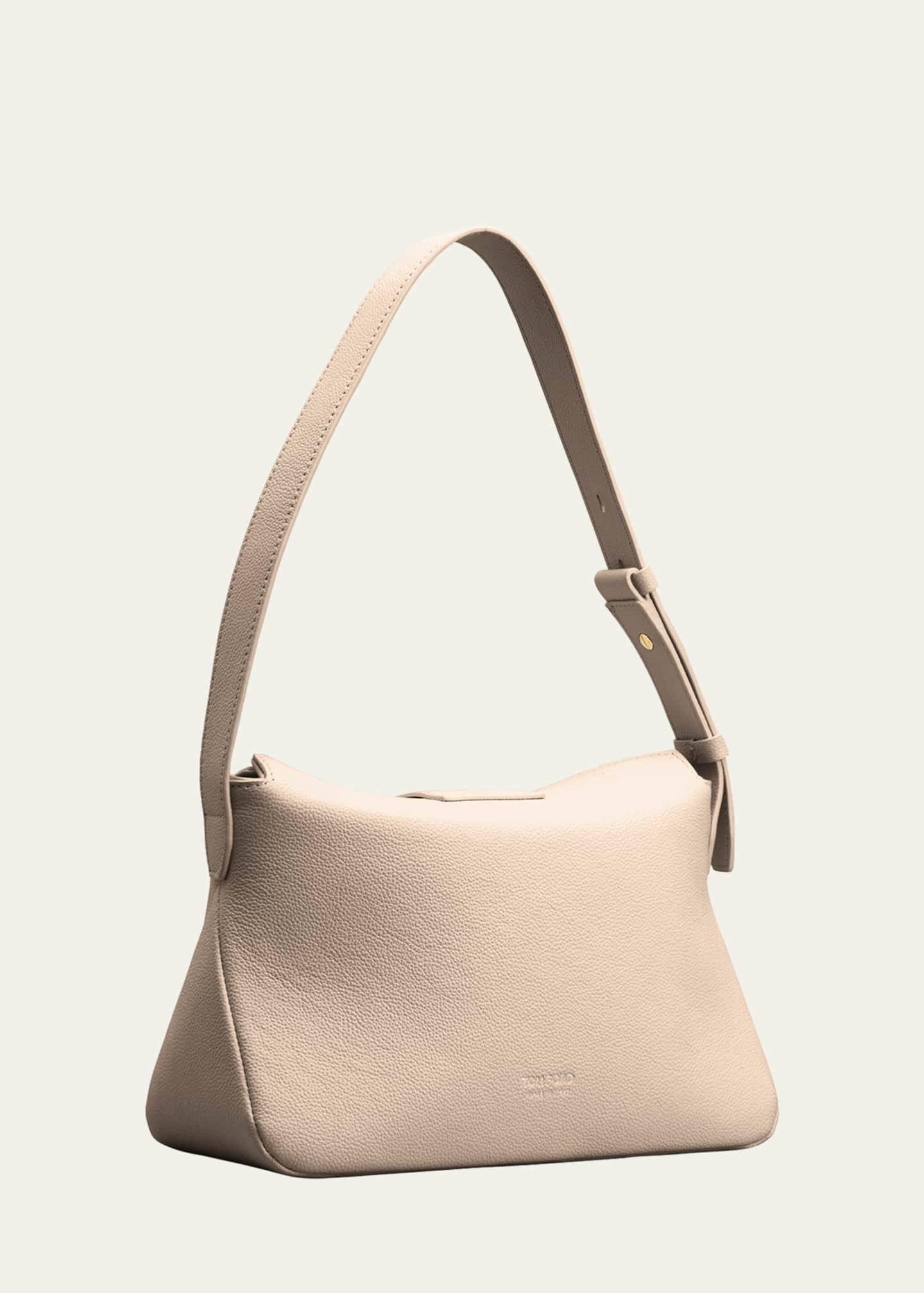 TOM FORD Mini TF Grain Leather Hobo Bag - Bergdorf Goodman