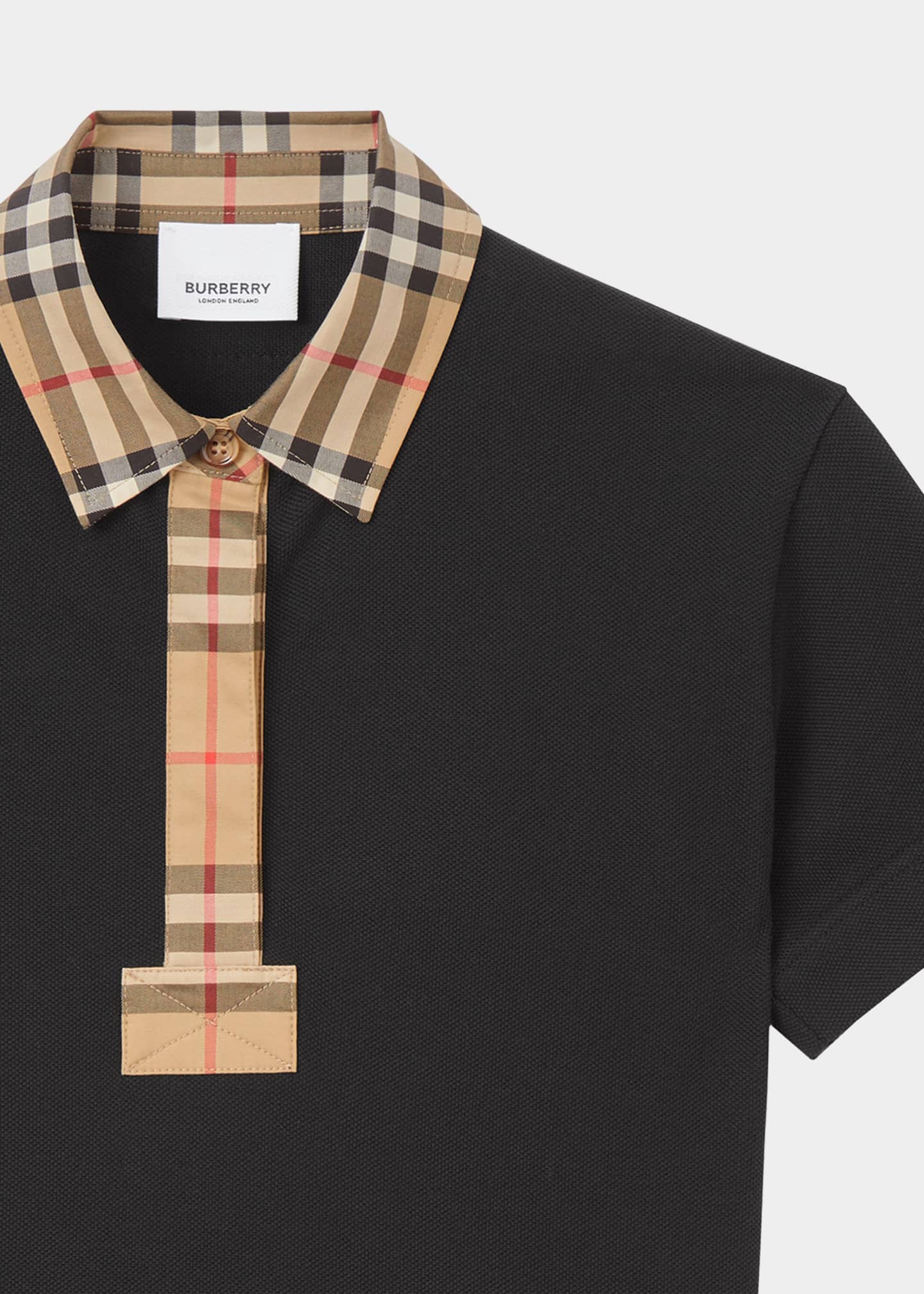 Burberry Girl s Sigrid Vintage Check Polo Shirt Dress Size 3 14 Bergdorf Goodman