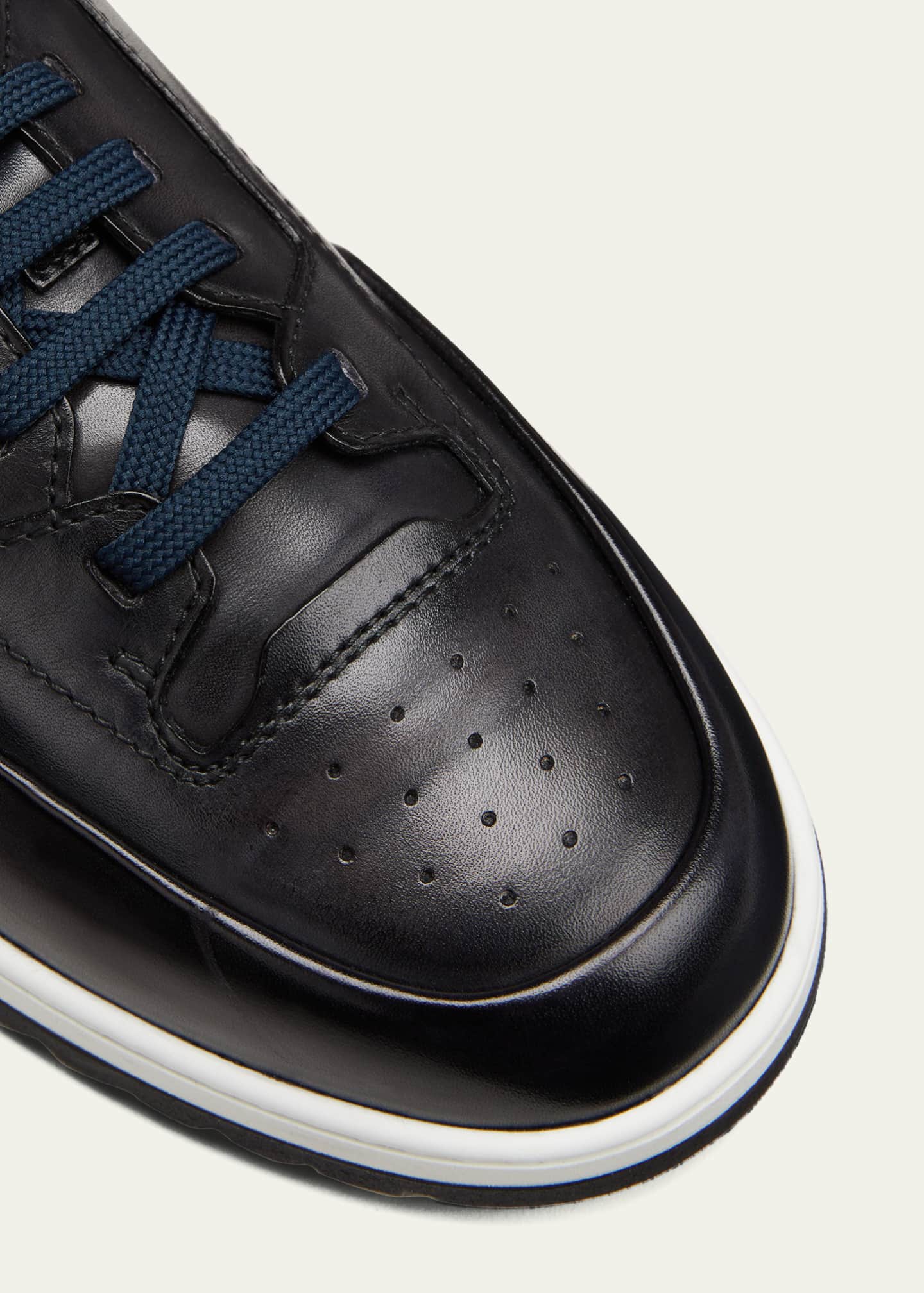 Berluti Men's Scritto Leather Low-Top Sneakers - Bergdorf Goodman