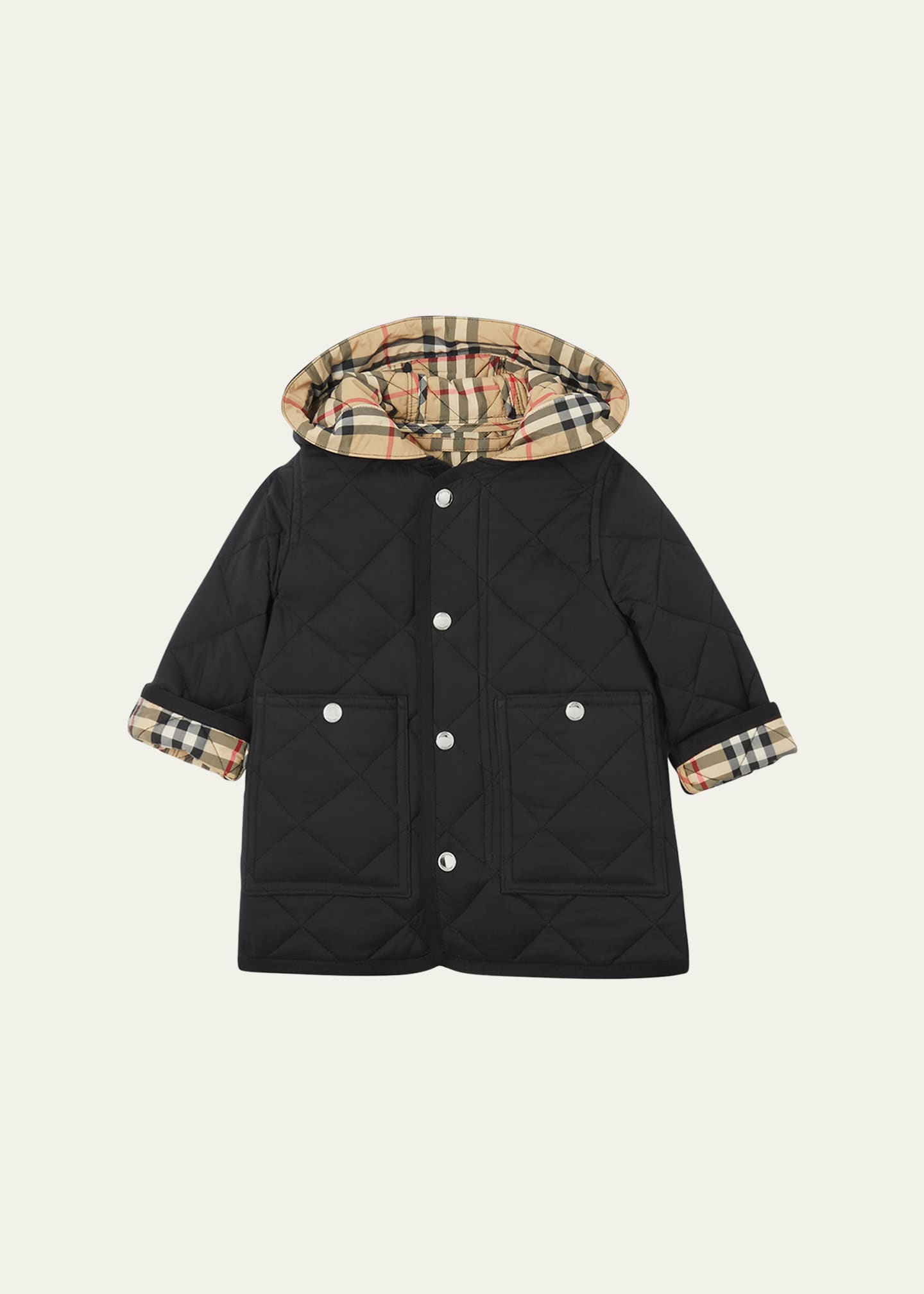 Burberry quilted shop jacket size 6