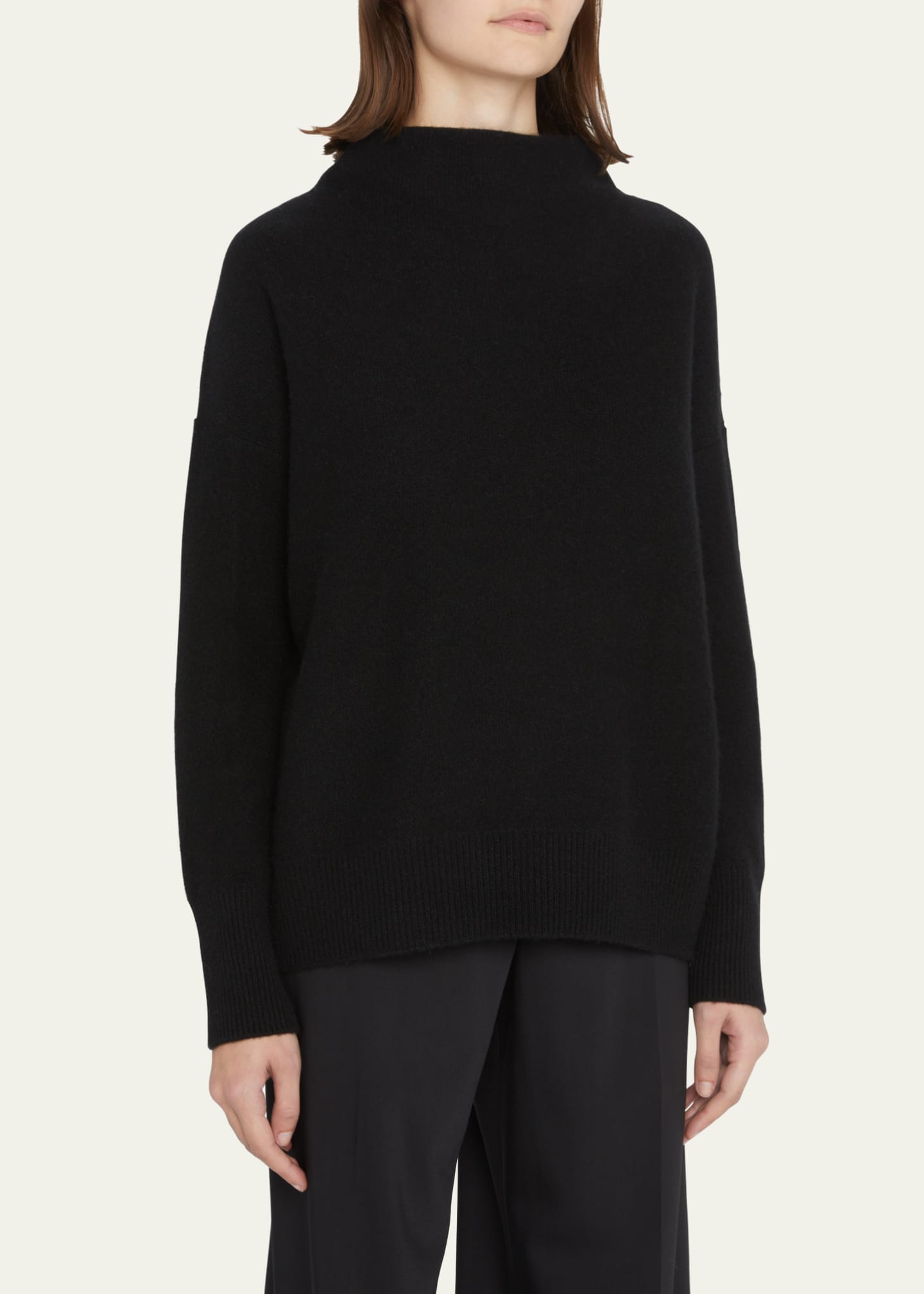 Vince Boiled Cashmere Funnel-Neck Sweater - Bergdorf Goodman