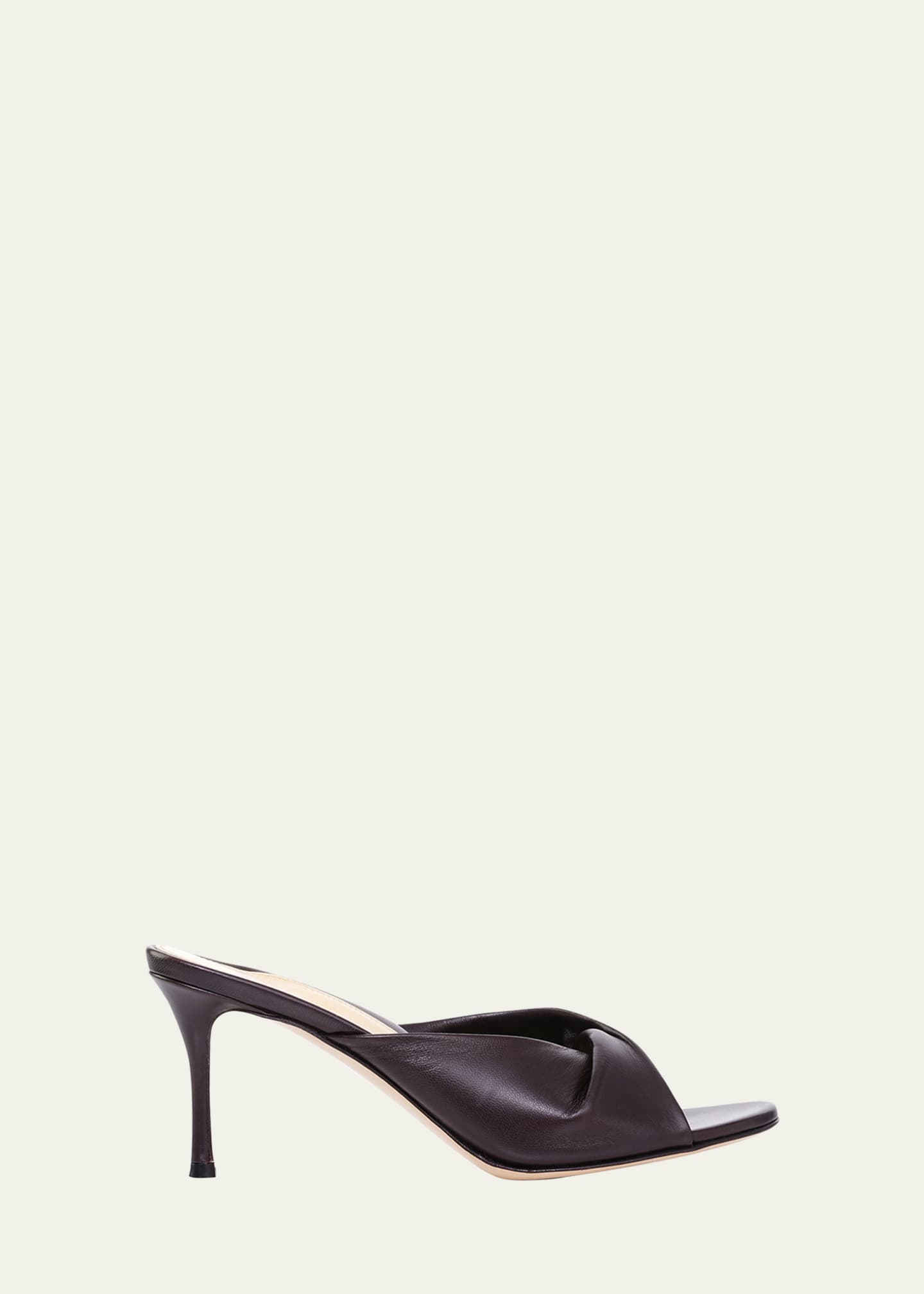 Marion Parke Carrie Twisted Napa Mule Sandals - Bergdorf Goodman