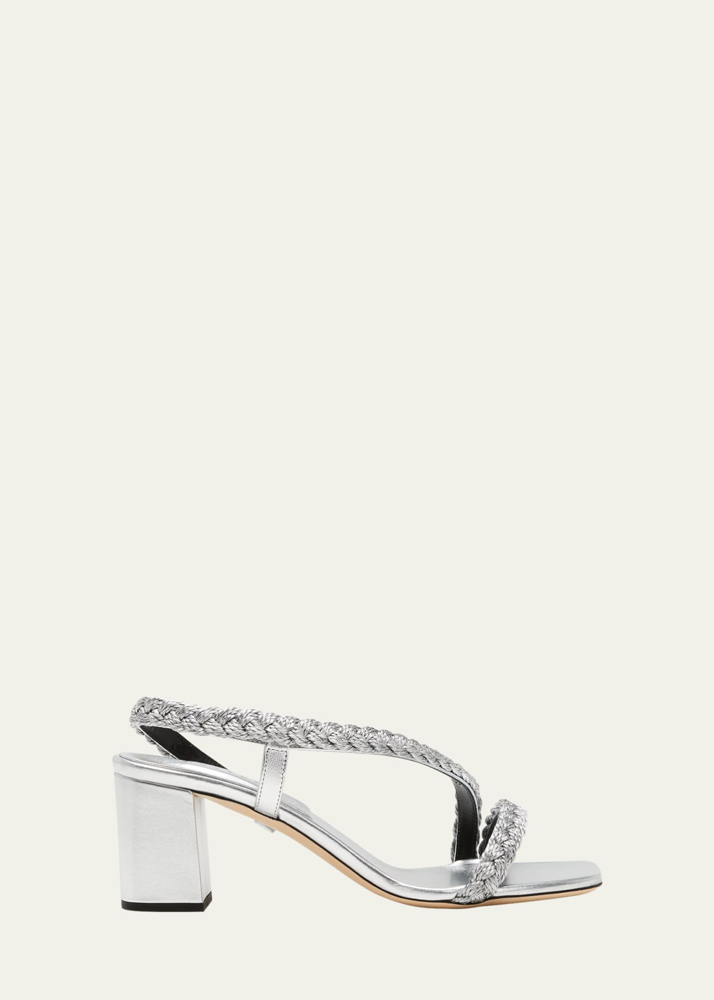Silver diamante block heel sandals store