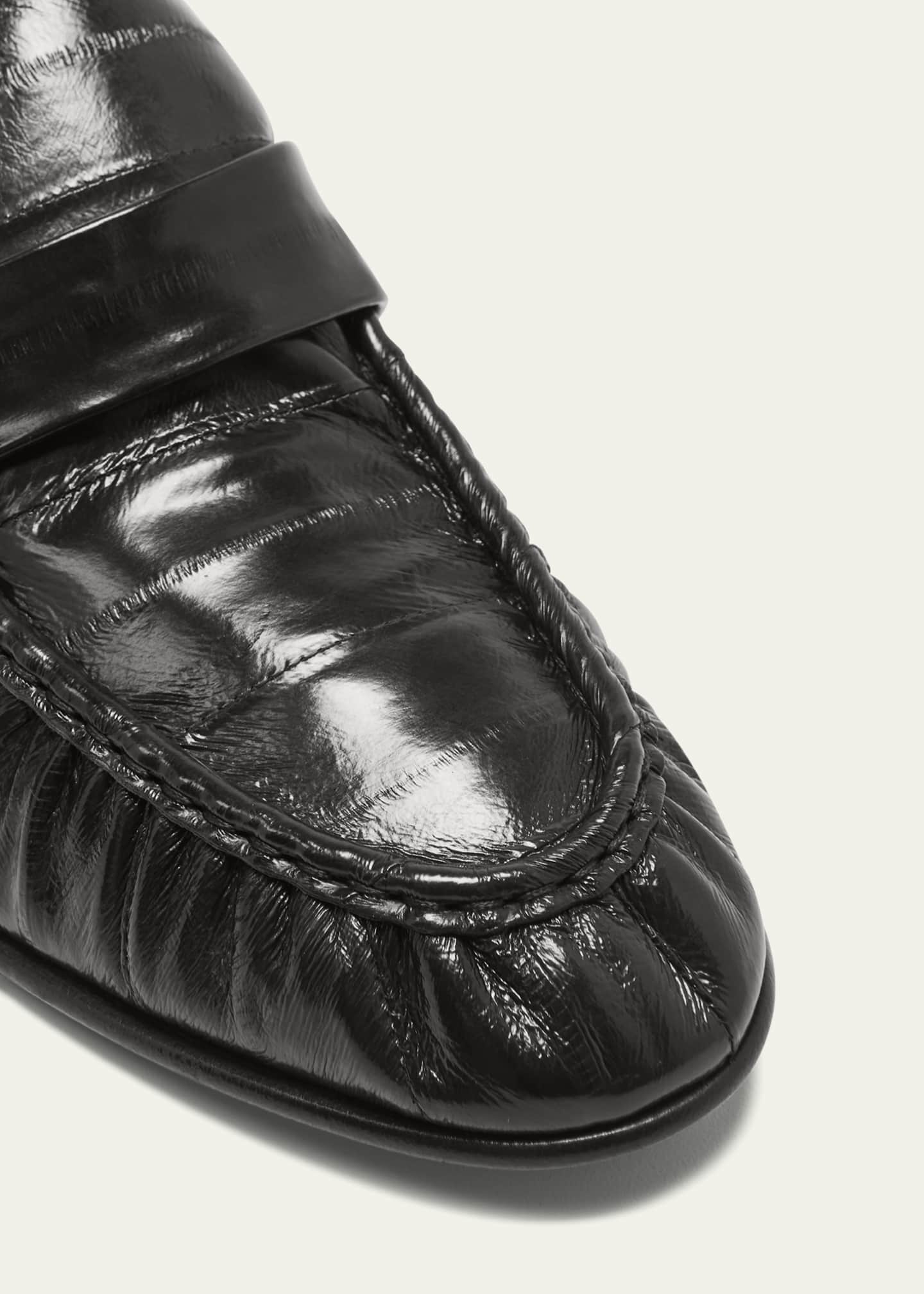 THE ROW Soft Leather Flat Loafers Image 5 of 5