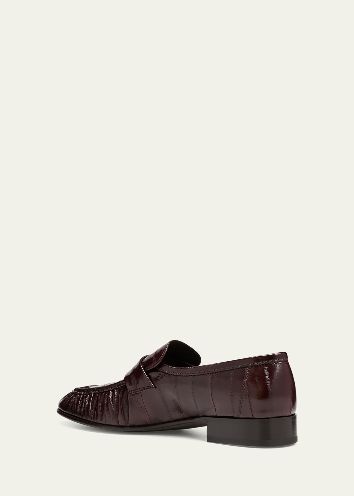 Soft Leather Flat Loafers