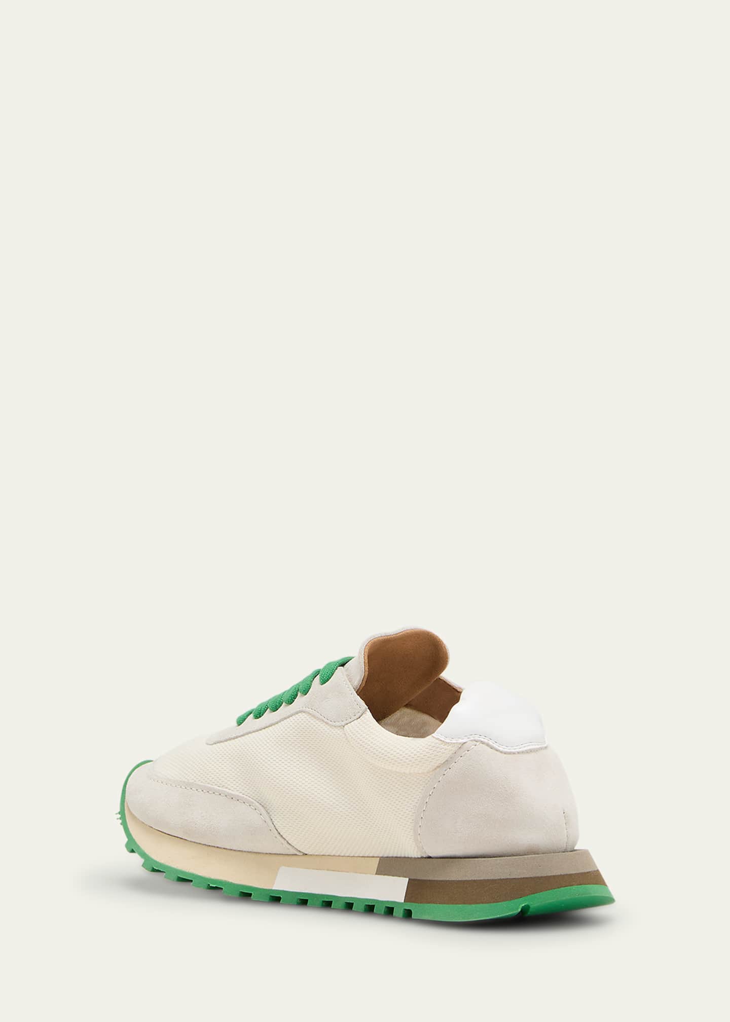 THE ROW Owen Suede Runner Sneakers Image 4 of 5