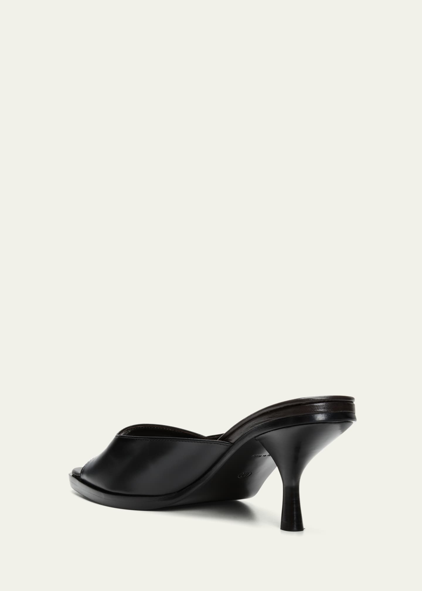 the row sabot smooth calfskin mules
