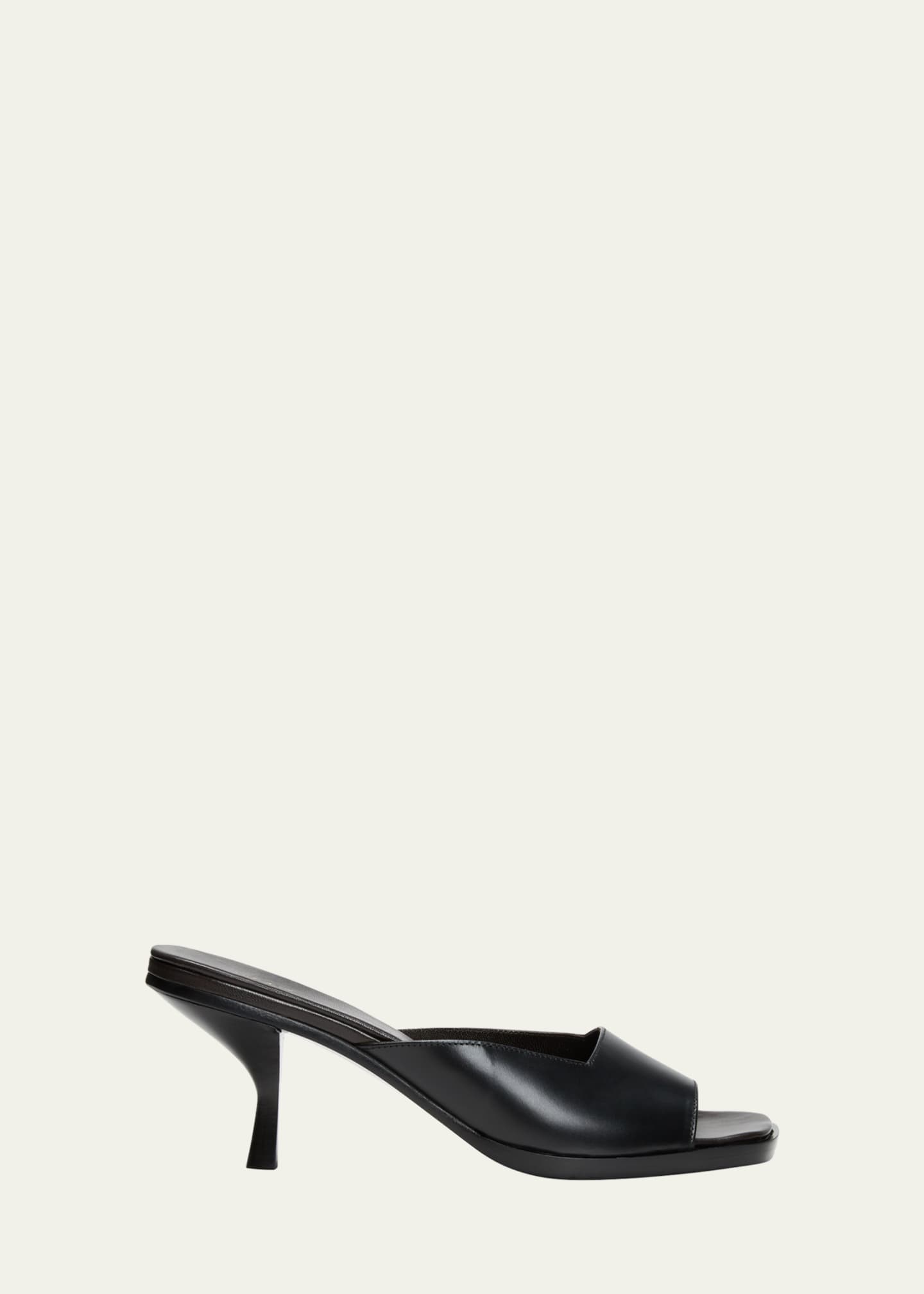 the row sabot smooth calfskin mules