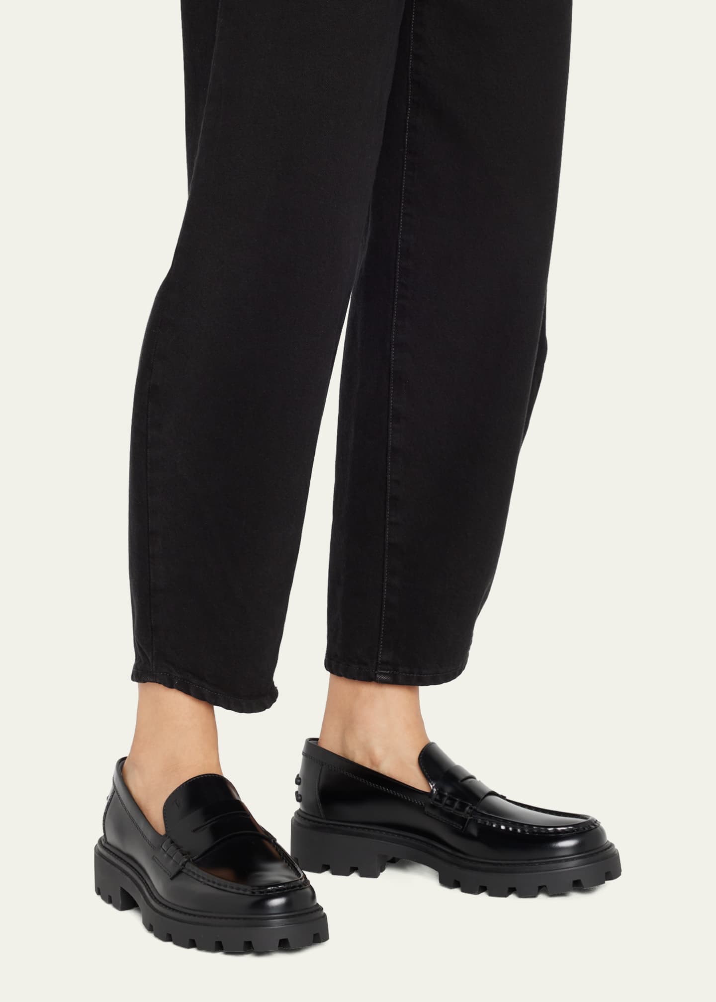 Lug sole penny loafers shop