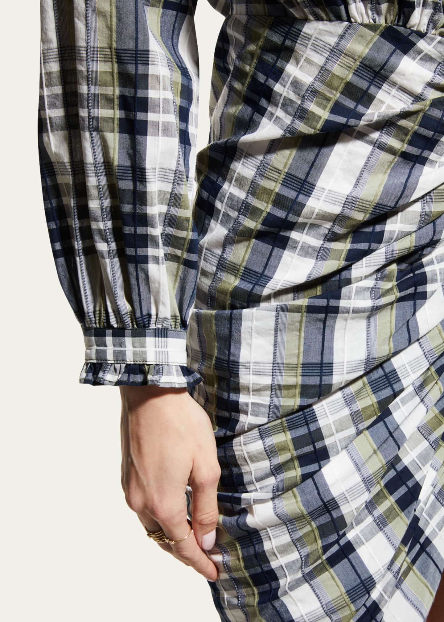 Veronica beard plaid dress new arrivals