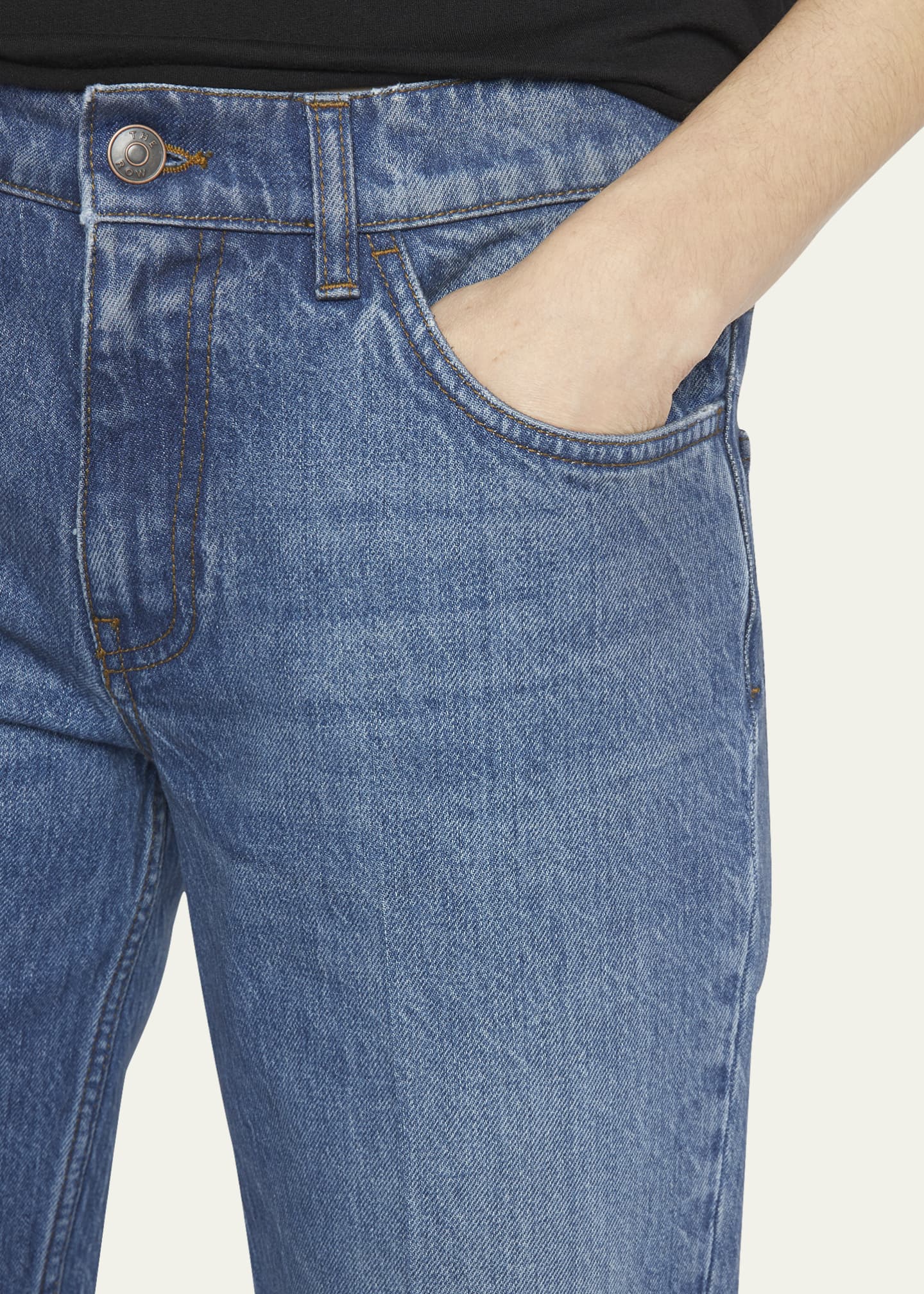 THE ROW Carlyl StraightLeg Jeans Bergdorf Goodman