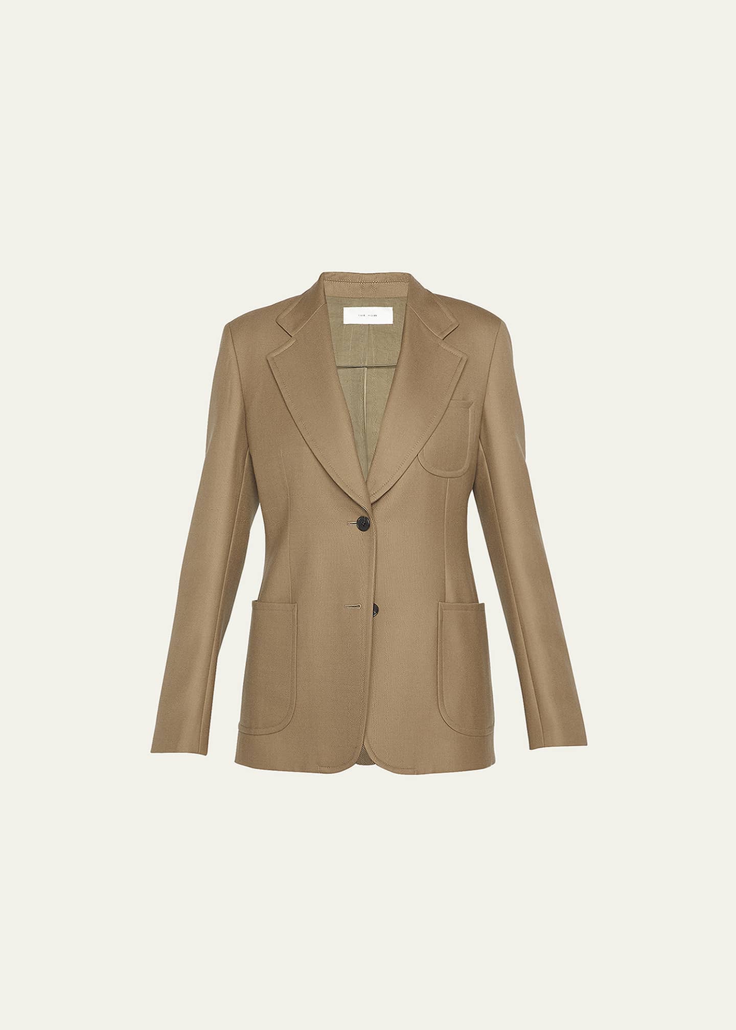 THE ROW Milto Single-Breasted Wool Jacket