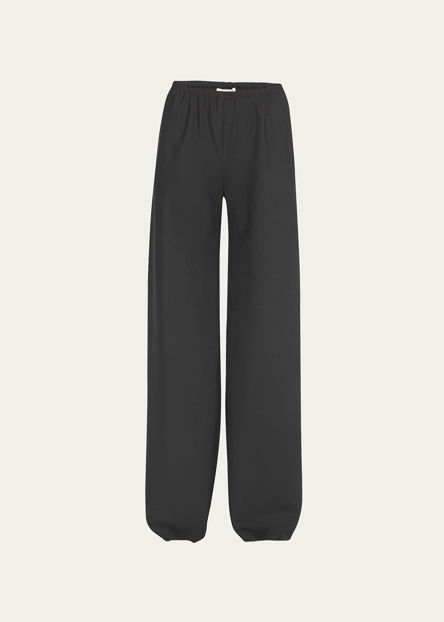 THE ROW Gala StraightLeg Wool Pants Bergdorf Goodman